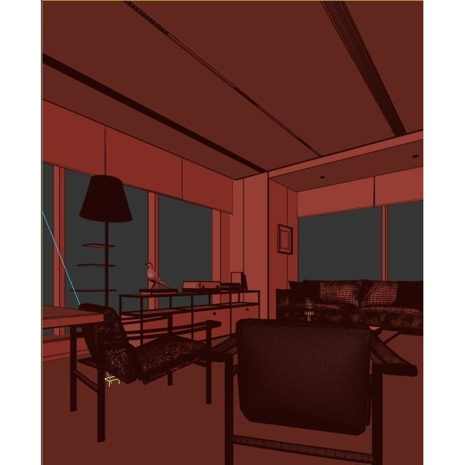 Modern Office 3D Model – Contemporary Interior Design, FBX & OBJ - View 8