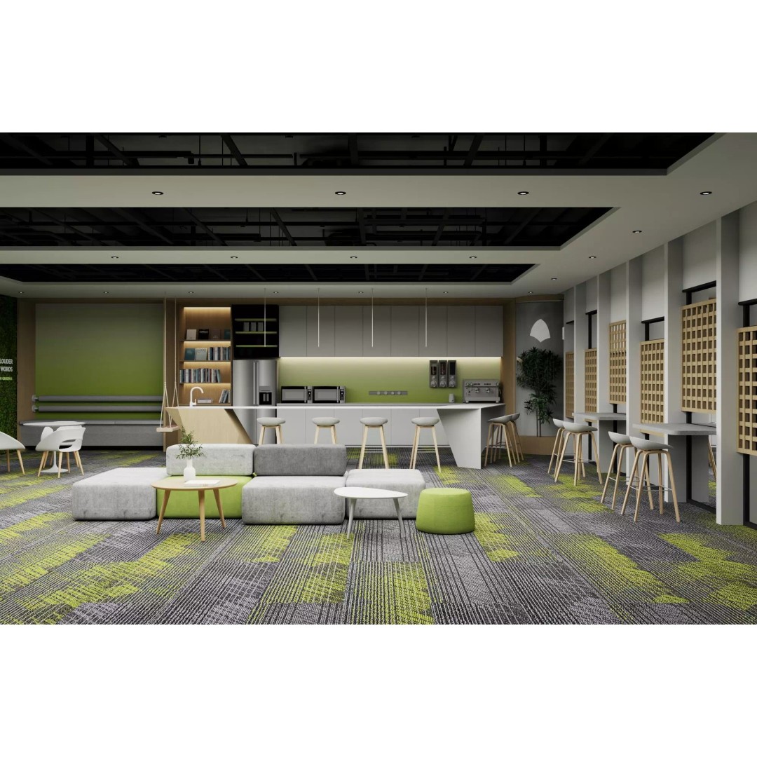 Coffee Shop 3D Model – Low Poly Modern Interior with Rigging and Textures - View 3
