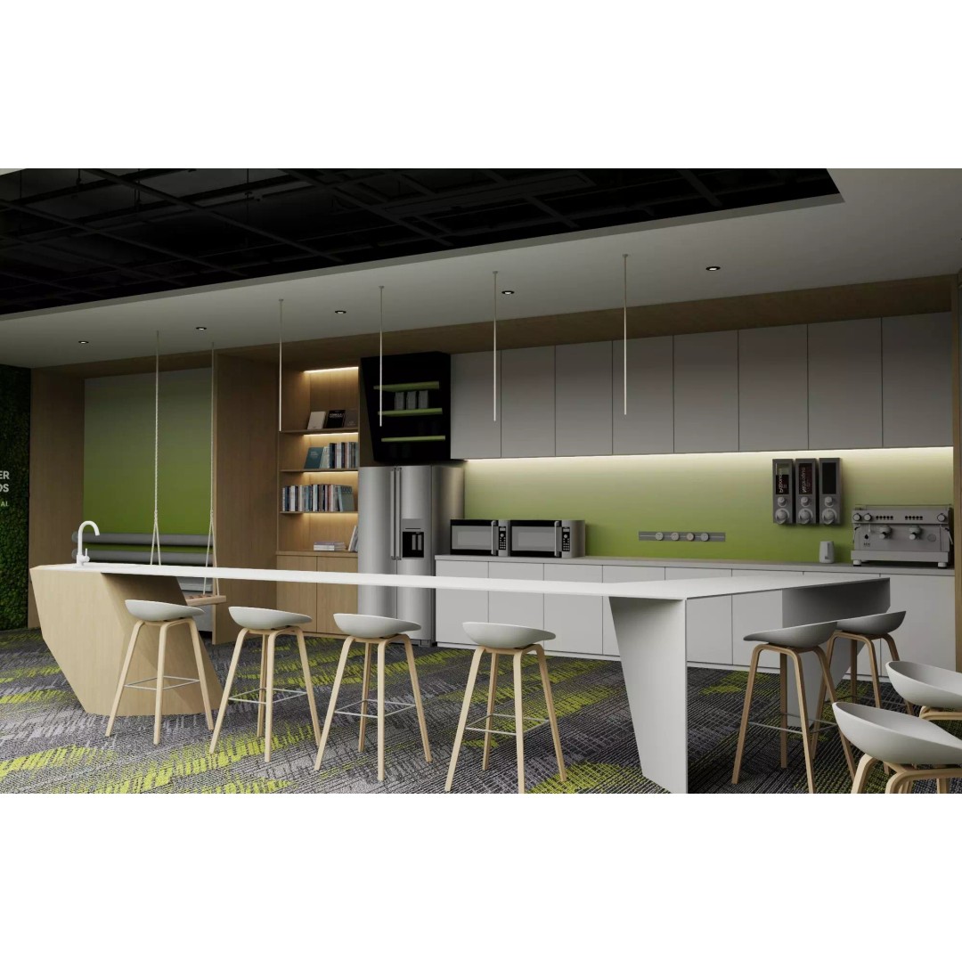 Coffee Shop 3D Model – Low Poly Modern Interior with Rigging and Textures - View 7