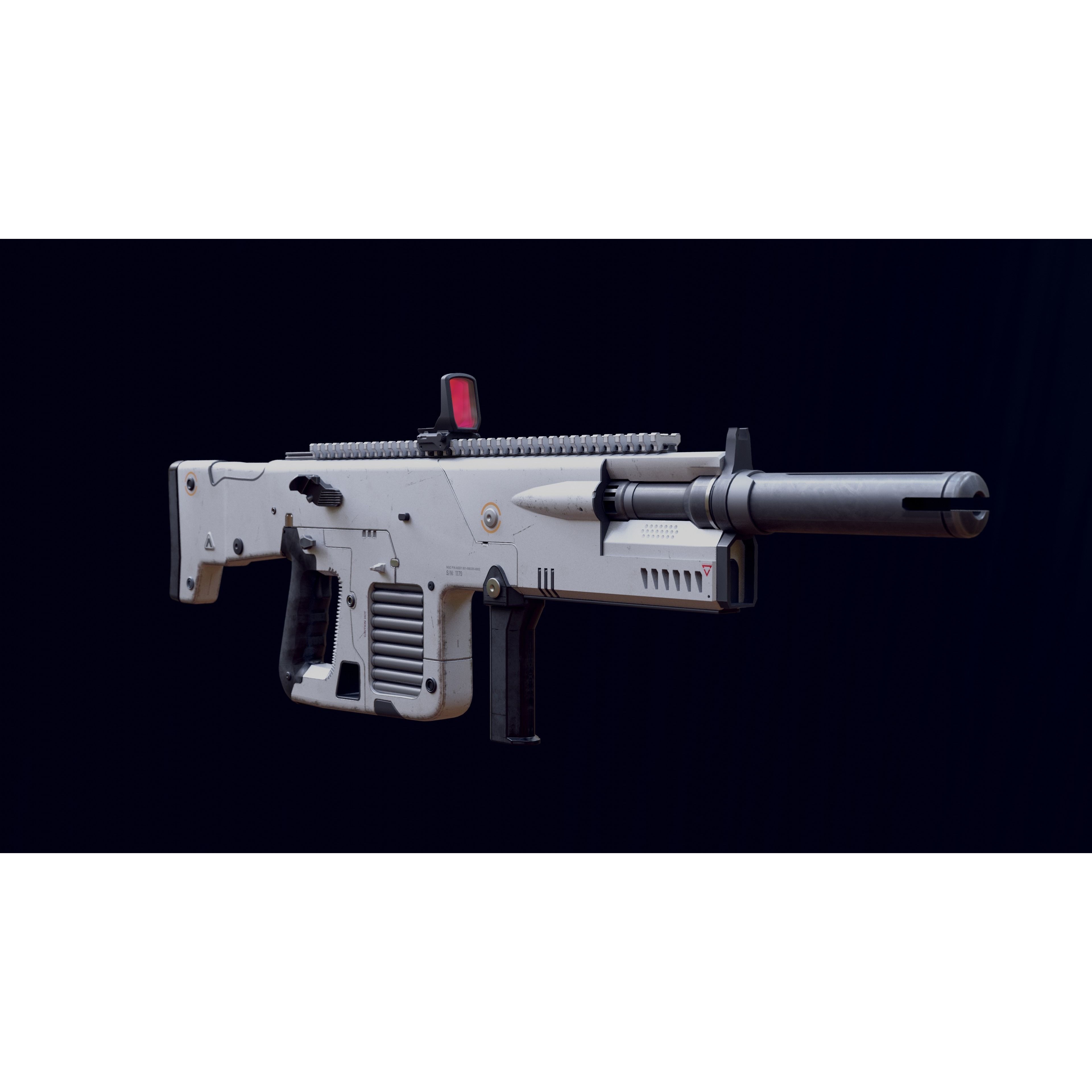 Space Marine - Low-Poly Game-Ready 3D Model - View 11