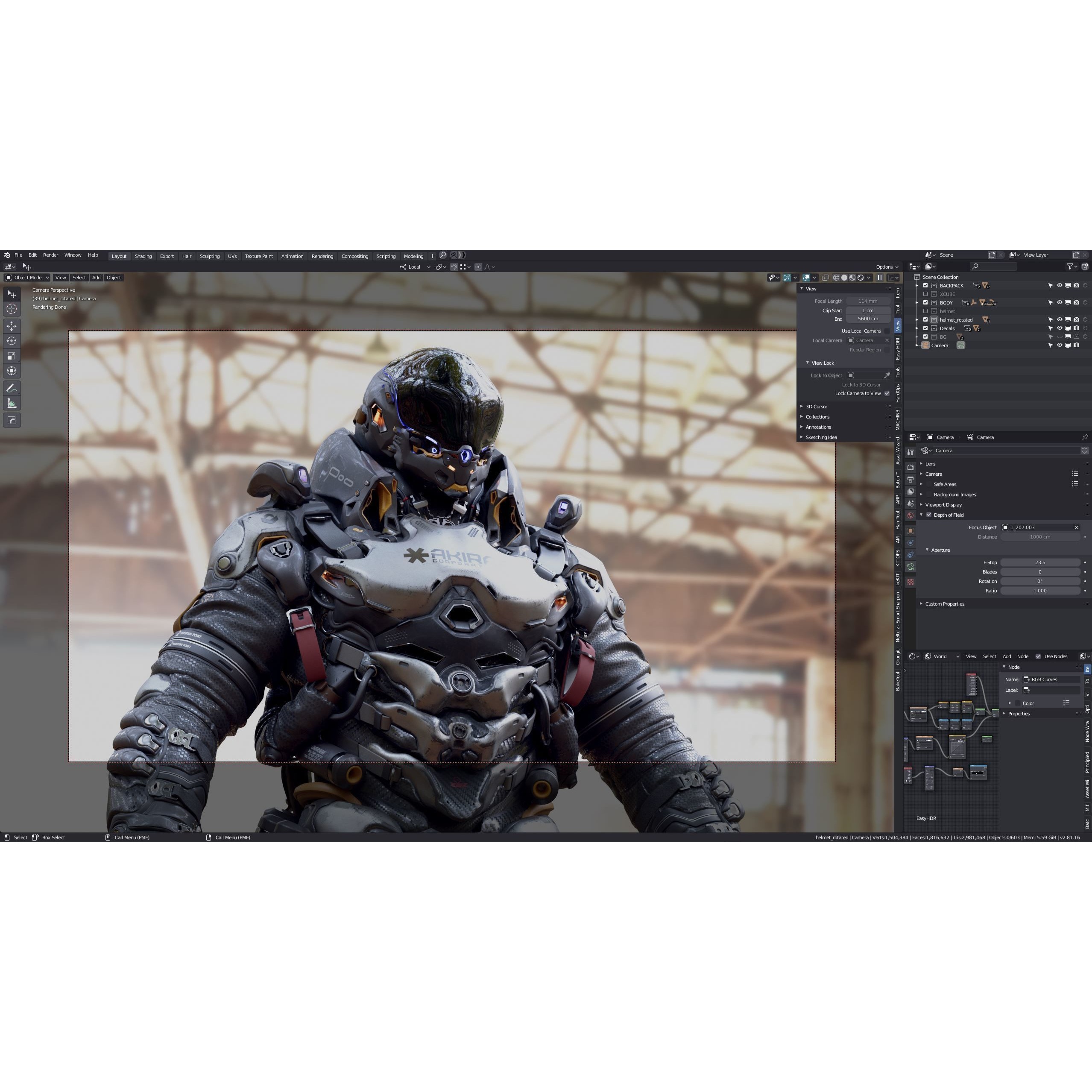 Space Marine - Low-Poly Game-Ready 3D Model - View 16
