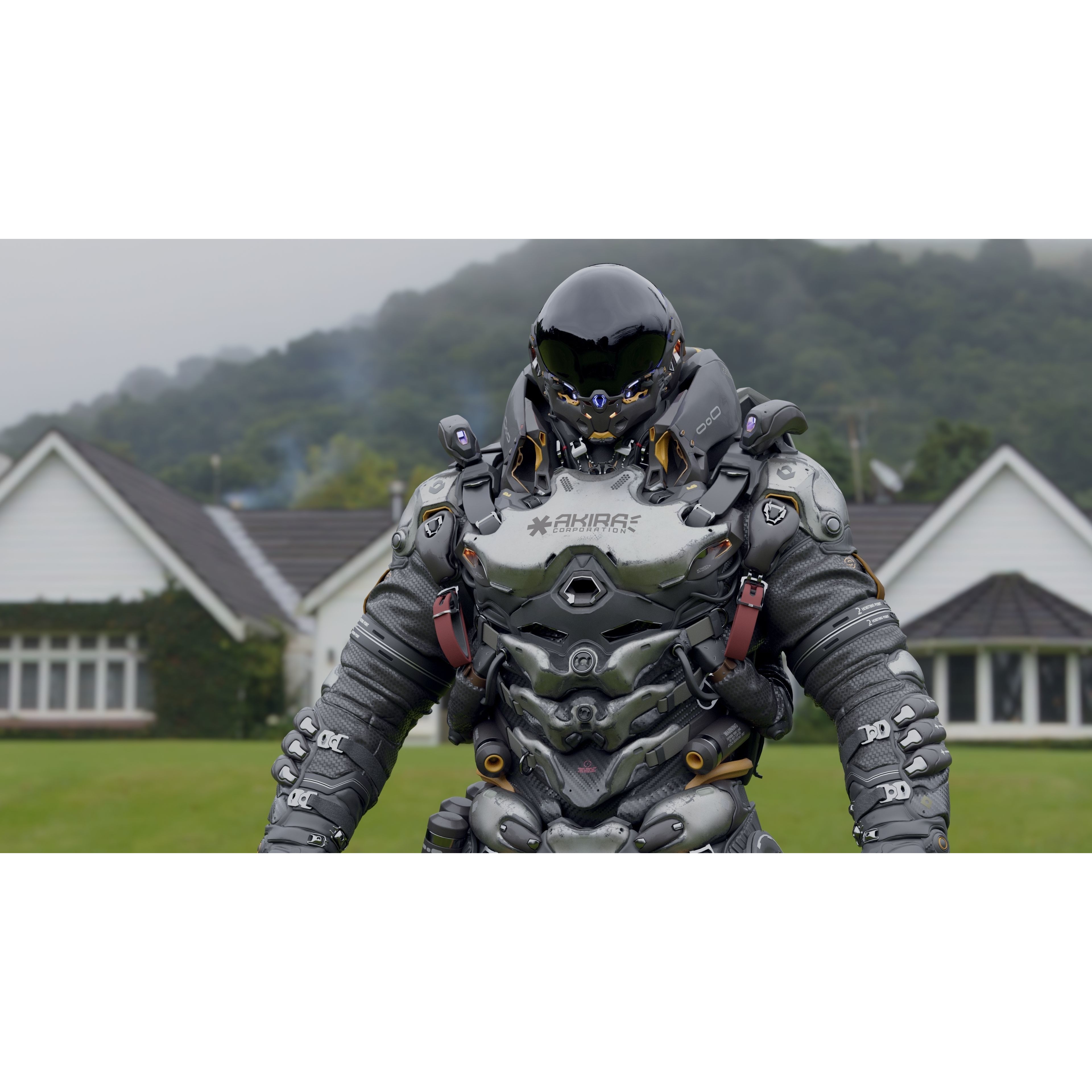 Space Marine - Low-Poly Game-Ready 3D Model - View 4