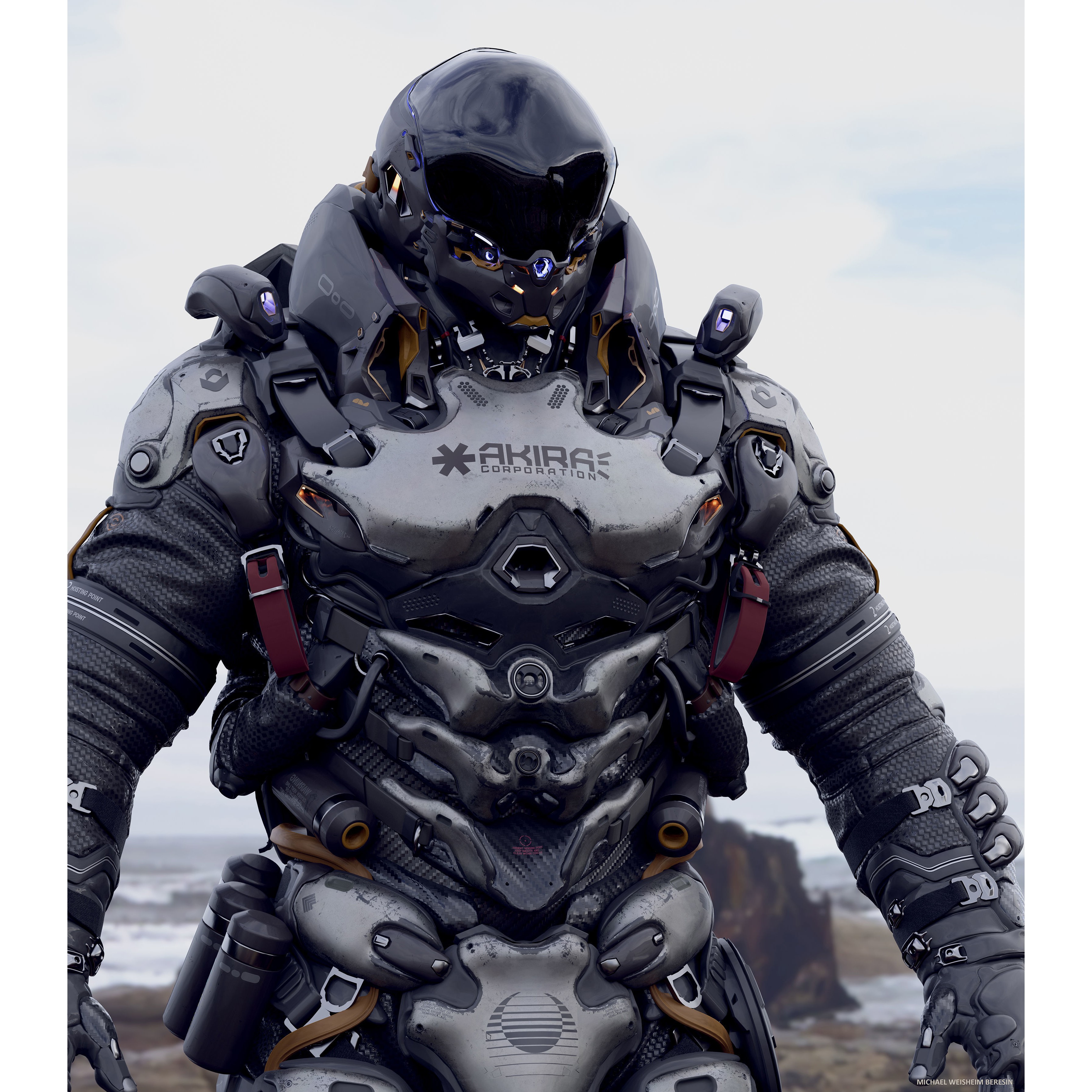 Space Marine - Low-Poly Game-Ready 3D Model - View 7