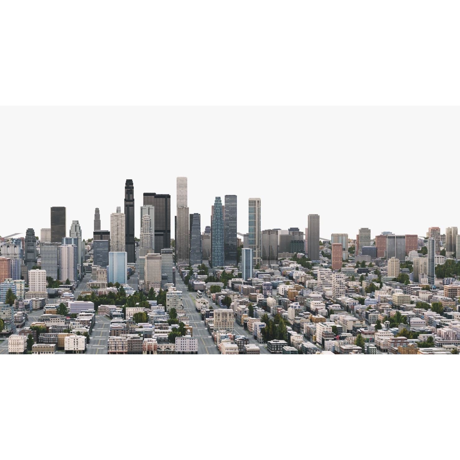 Real Time City - Game-Ready 3D Model - View 3