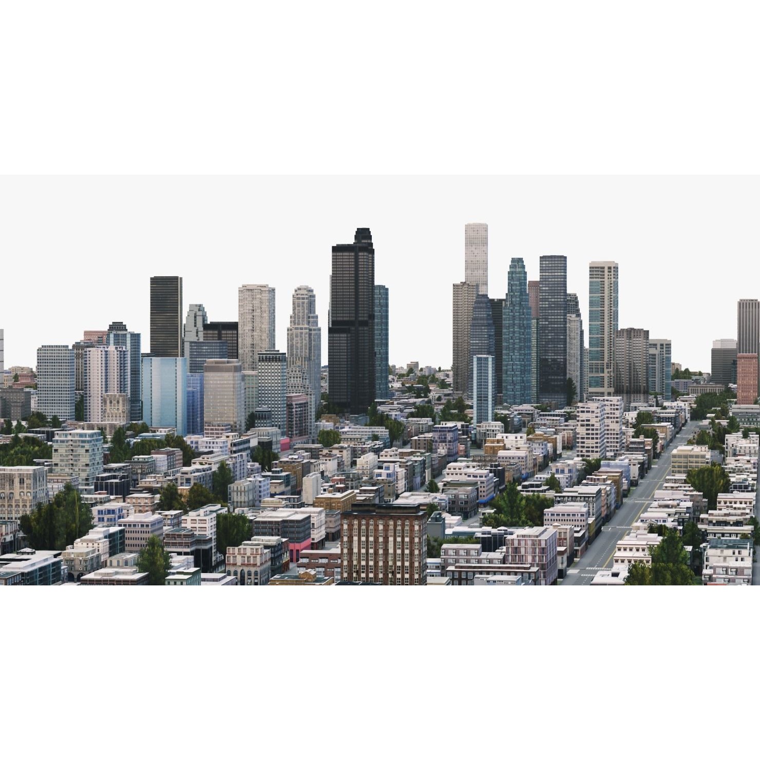 Real Time City - Game-Ready 3D Model - View 6