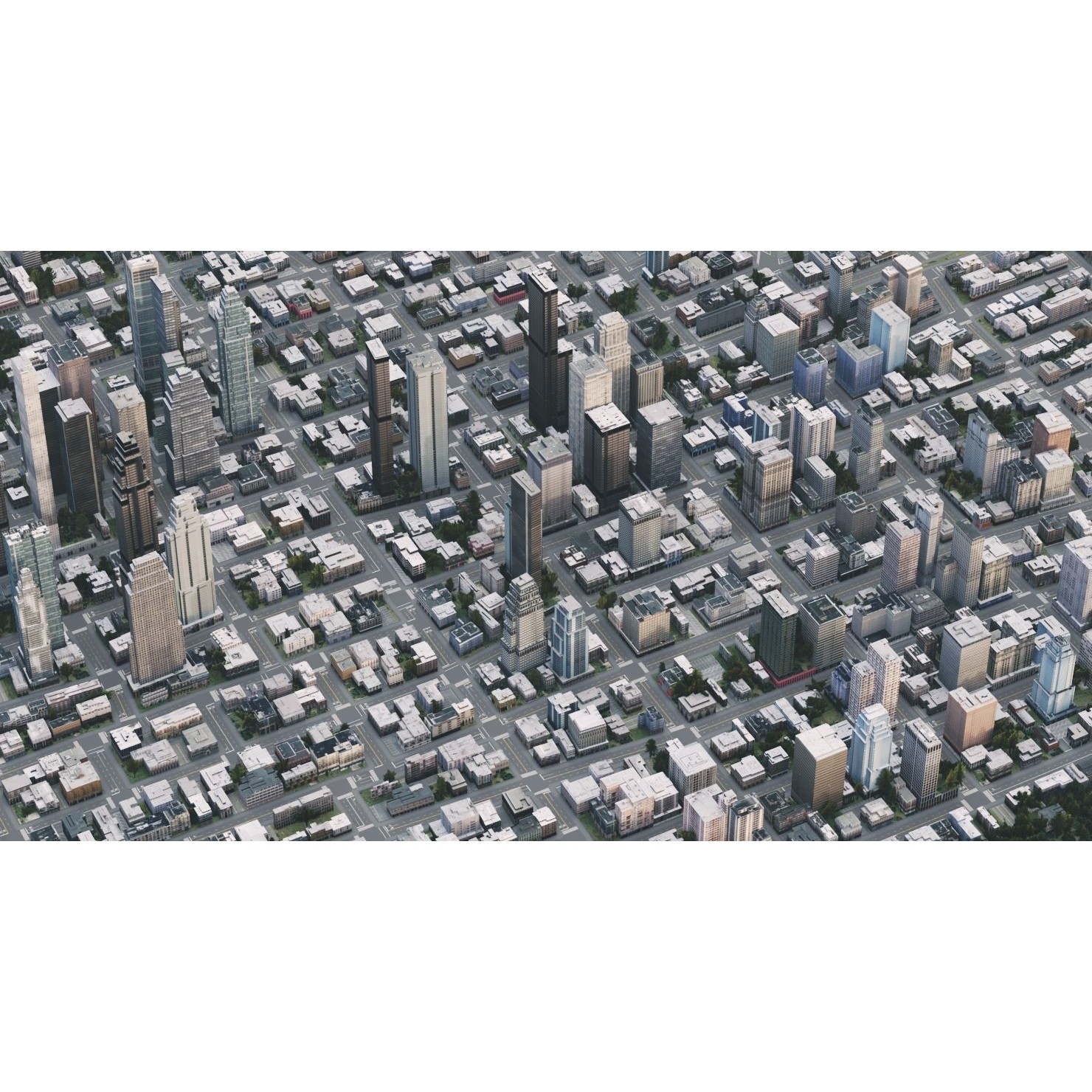 Real Time City - Game-Ready 3D Model - View 7