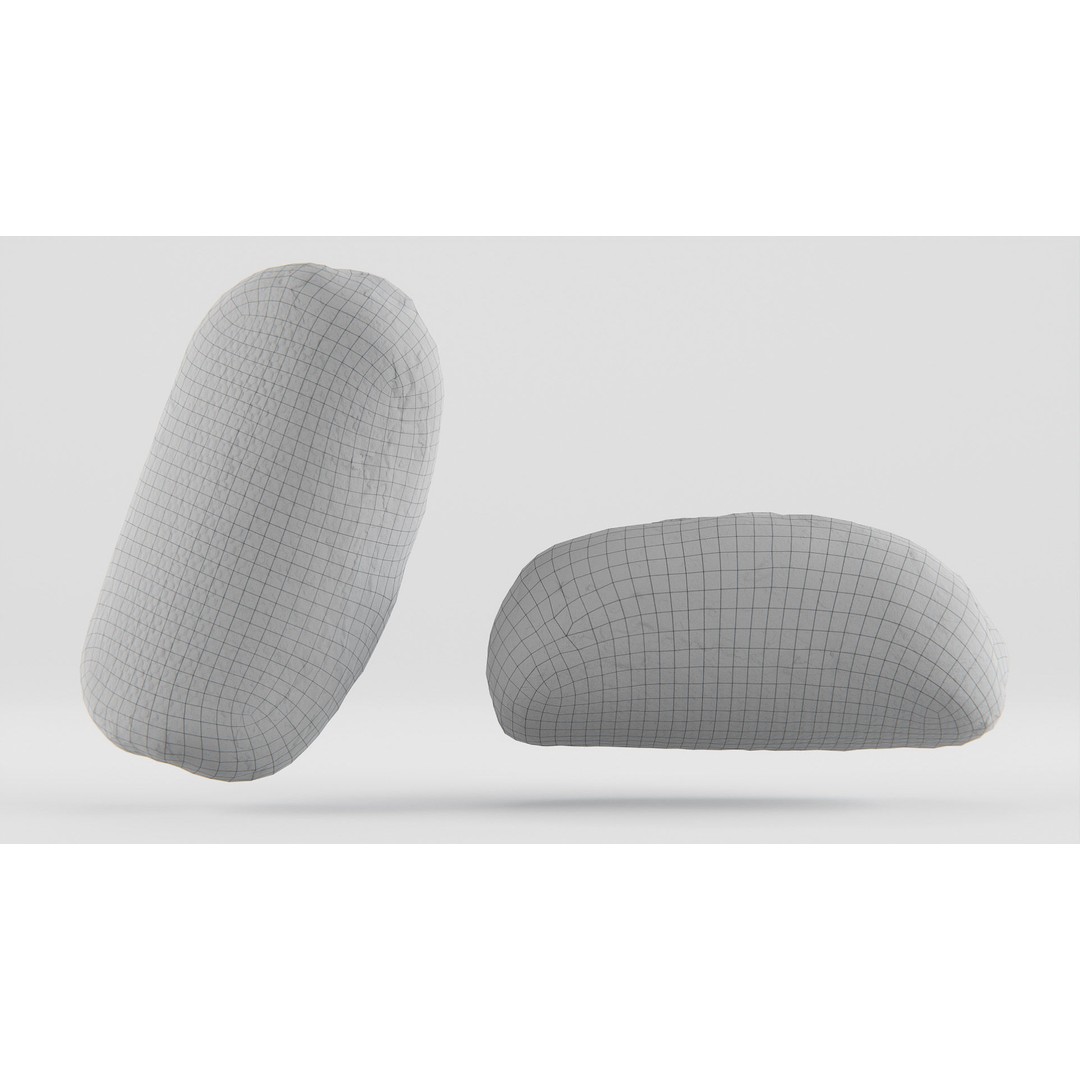 Wholegrain Bun 3D Model – Low Poly PBR Asset, FBX, OBJ, Blender - View 17