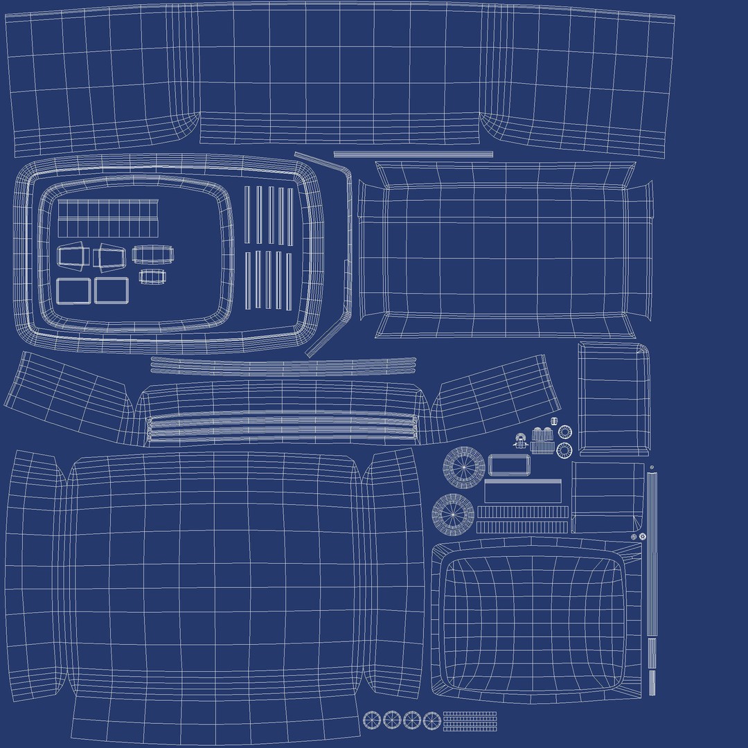 Retro Portable TV 3D Model – Low Poly Game Asset, FBX, Blender
