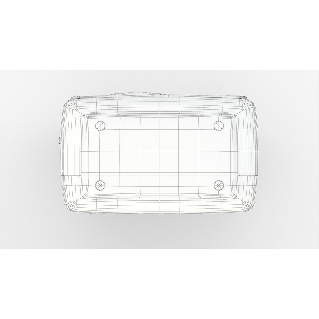 Retro Portable TV 3D Model – Low Poly Game Asset, FBX, Blender - View 14