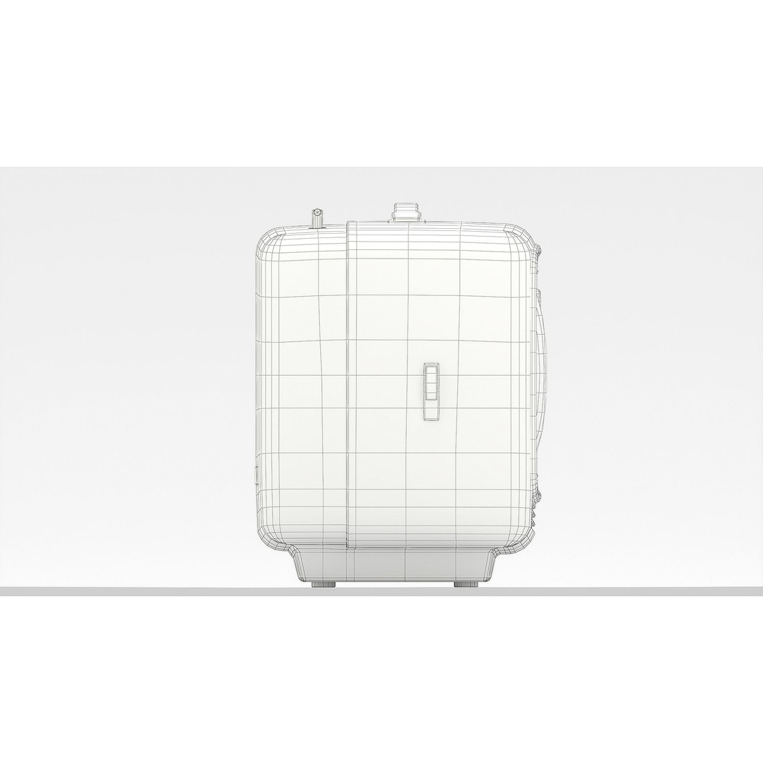 Retro Portable TV 3D Model – Low Poly Game Asset, FBX, Blender - View 7