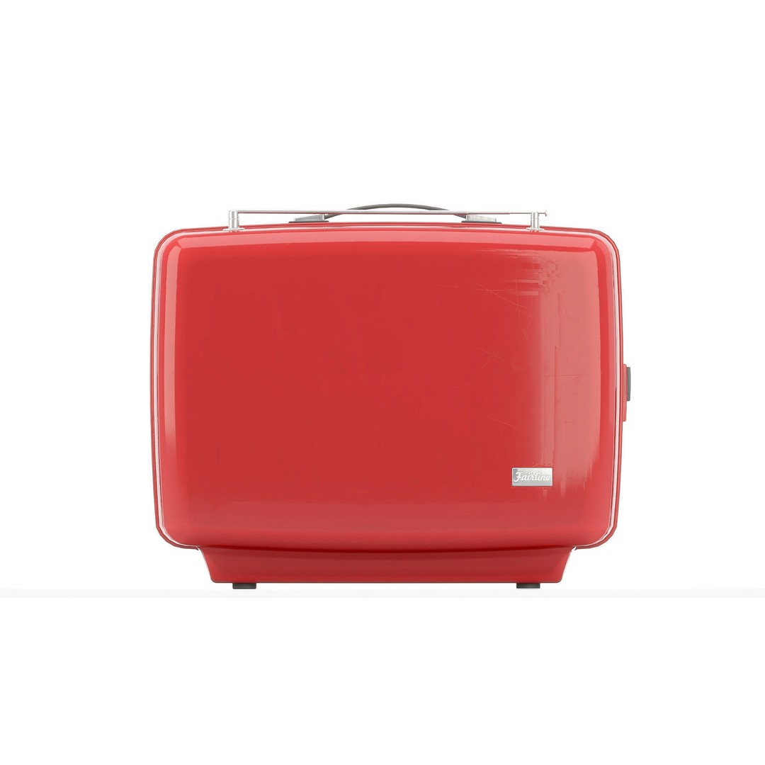 Retro Portable TV 3D Model – Low Poly Game Asset, FBX, Blender - View 8