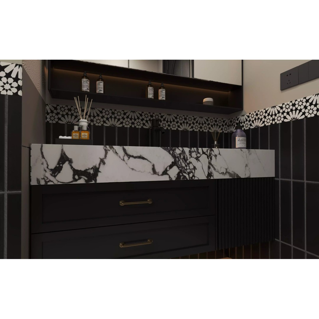Luxury Bathroom 3D Model – Modern Interior Design, FBX & OBJ Formats - View 3