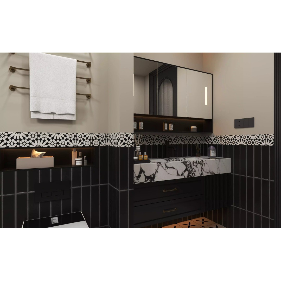 Luxury Bathroom 3D Model – Modern Interior Design, FBX & OBJ Formats - View 4