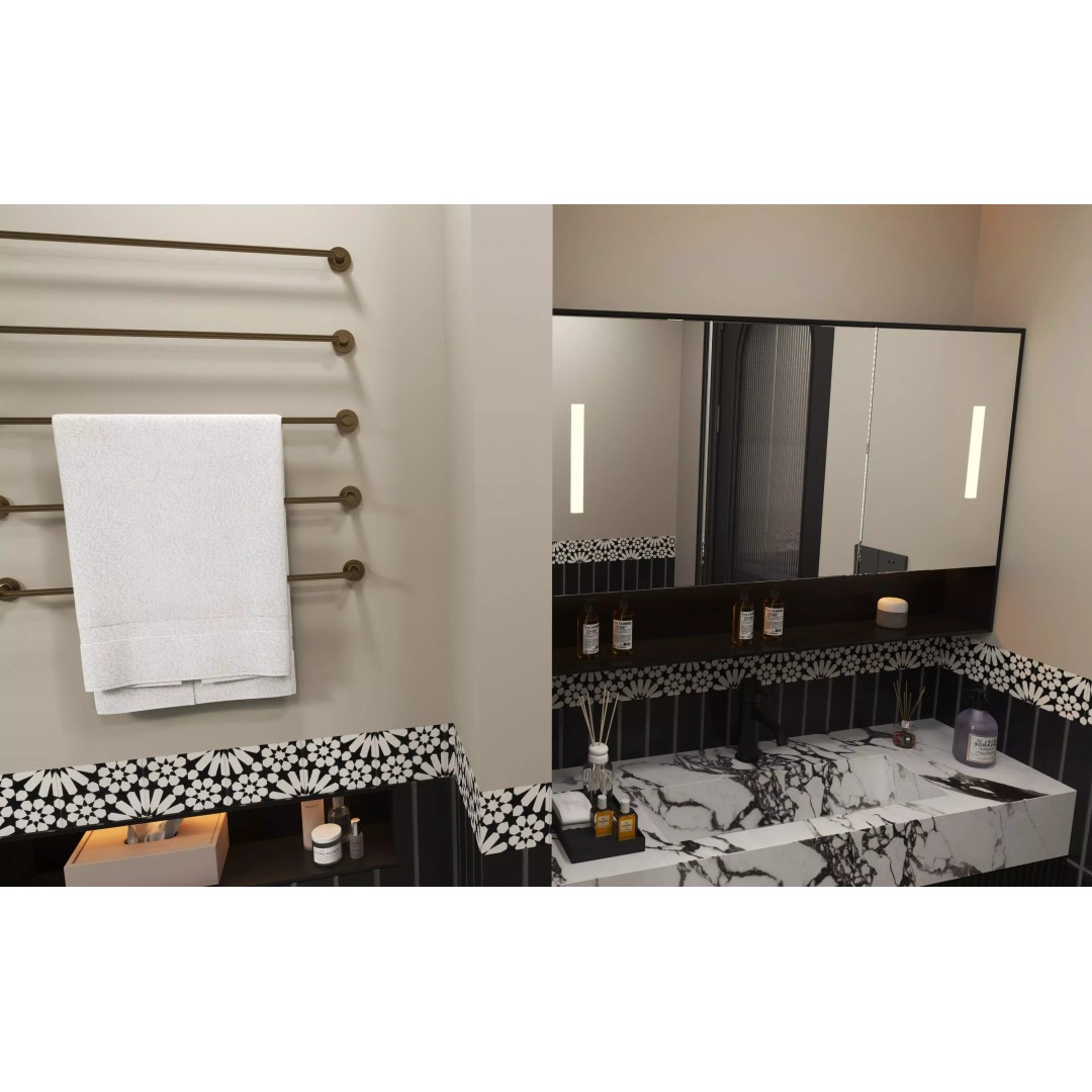 Luxury Bathroom 3D Model – Modern Interior Design, FBX & OBJ Formats - View 9