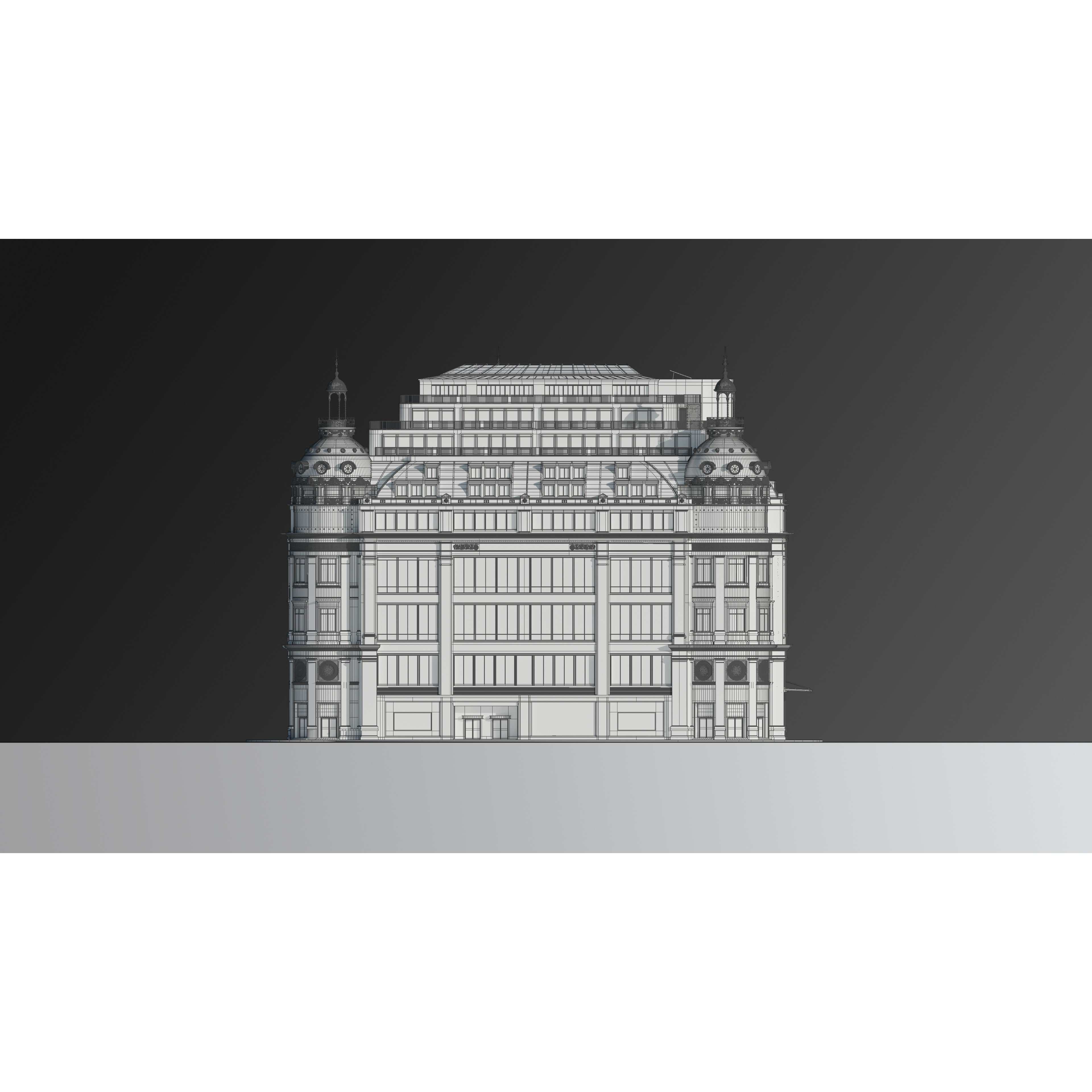 Grand Arcade Printemps Shopping Center - PBR 3D Model