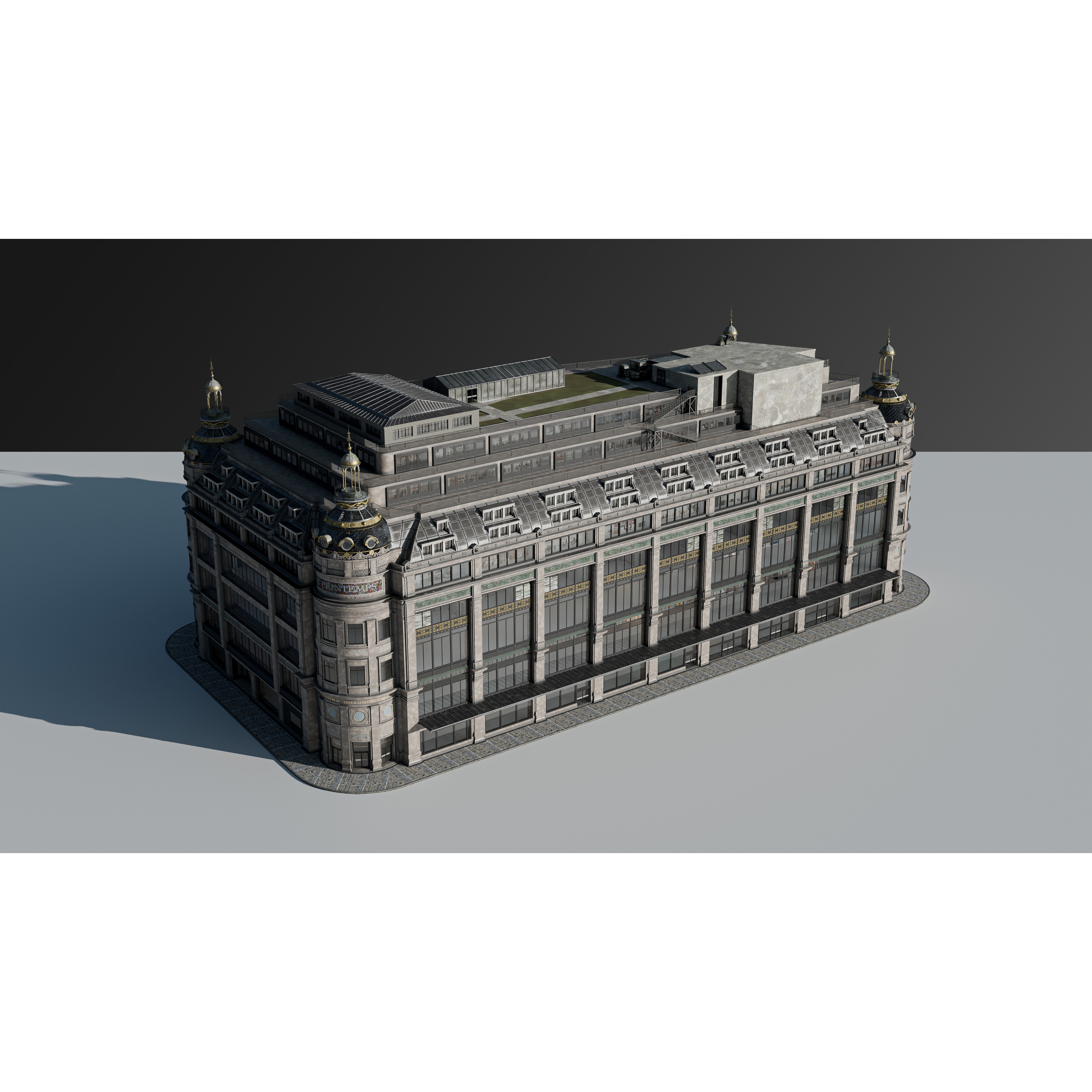 Grand Arcade Printemps Shopping Center - PBR 3D Model - View 14