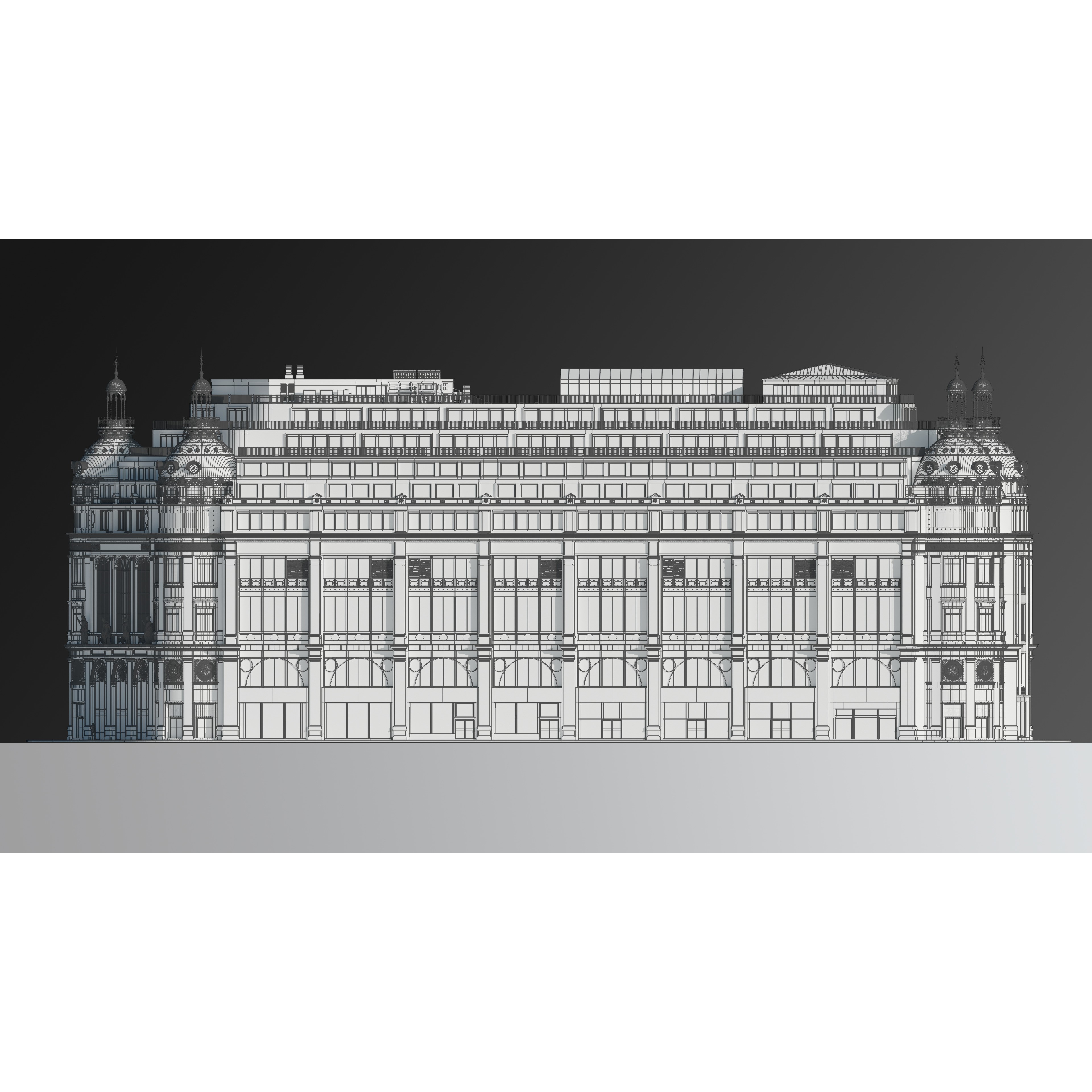 Grand Arcade Printemps Shopping Center - PBR 3D Model - View 22