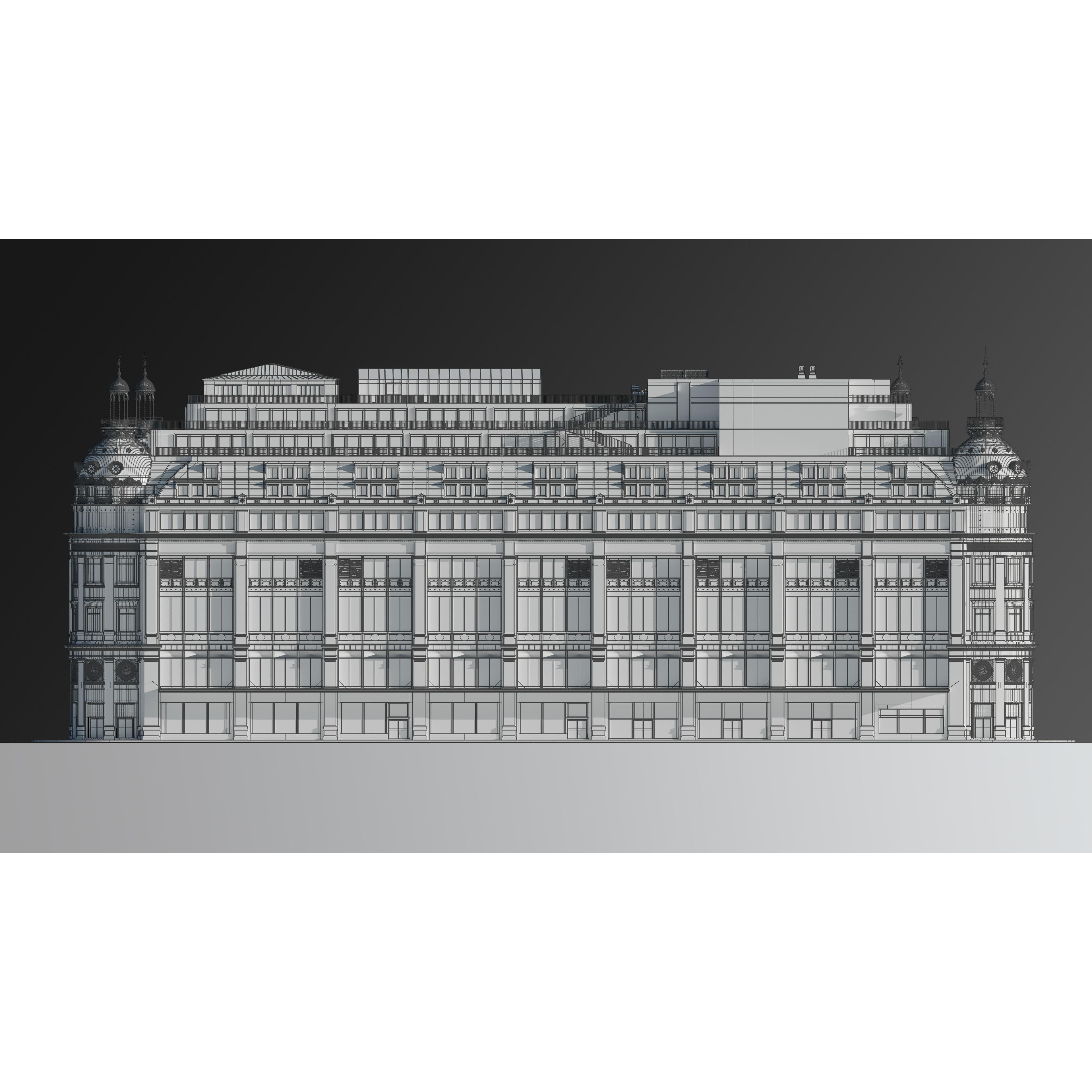 Grand Arcade Printemps Shopping Center - PBR 3D Model - View 24