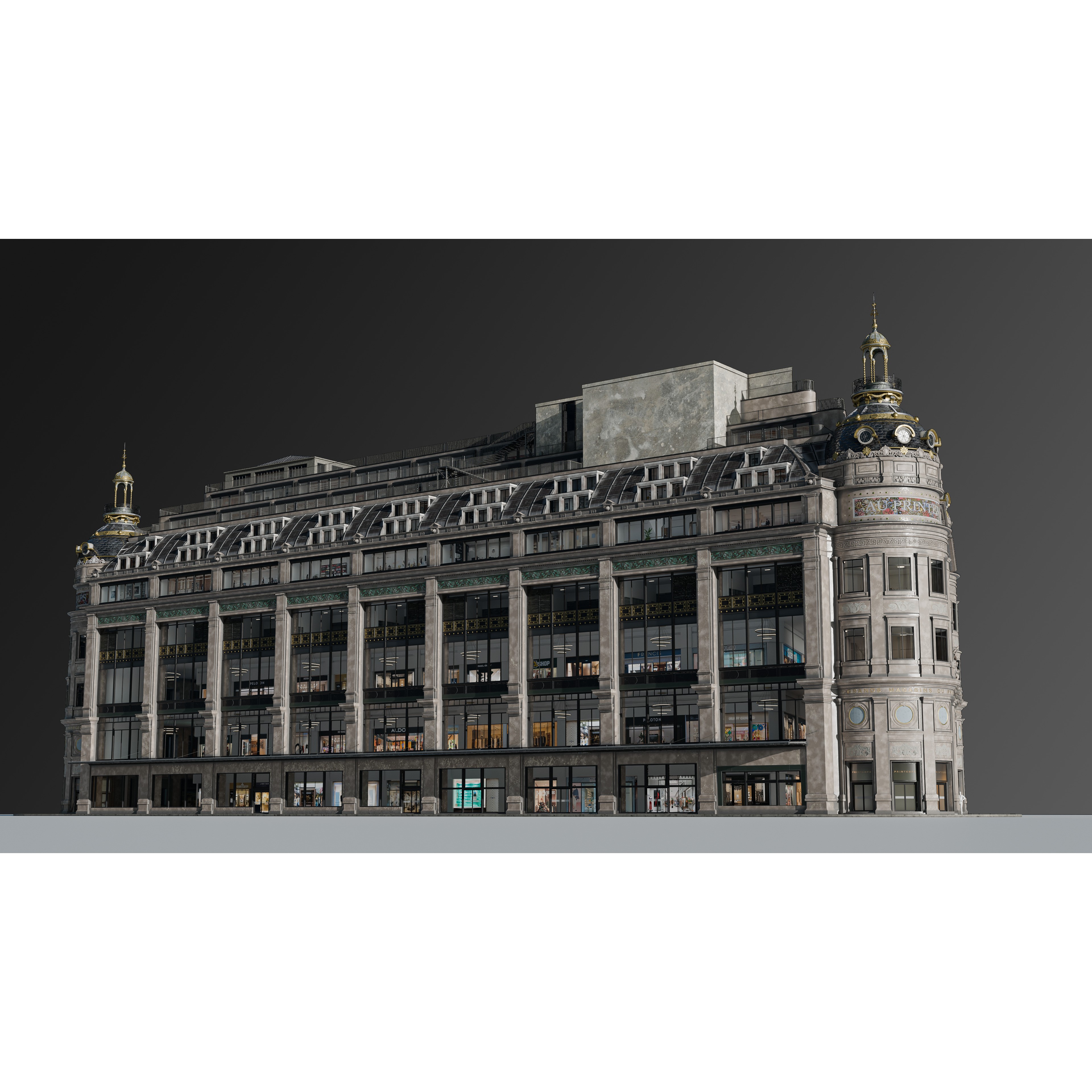 Grand Arcade Printemps Shopping Center - PBR 3D Model - View 5