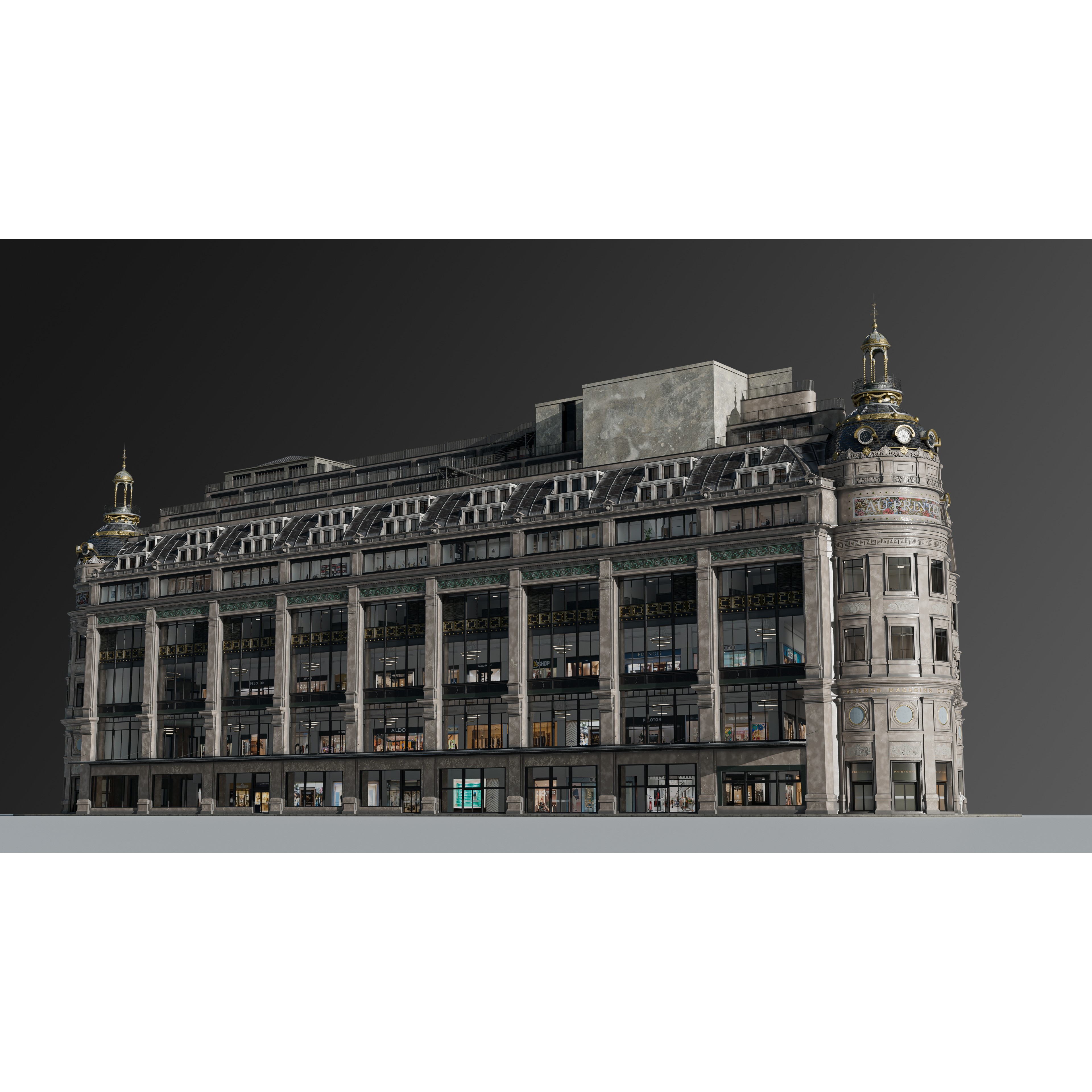 Grand Arcade Printemps Shopping Center - PBR 3D Model - View 6