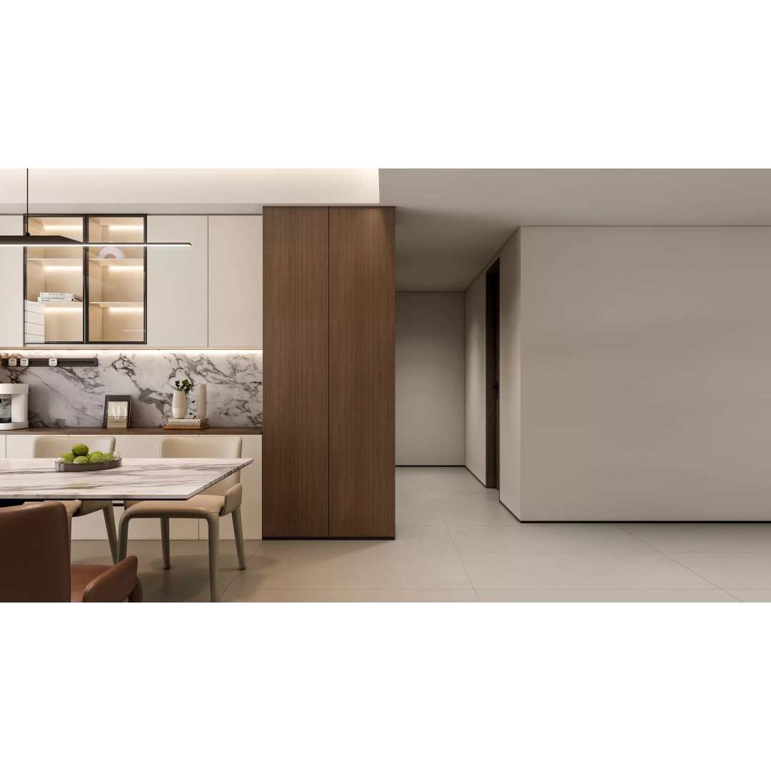 Dining Room 3D Model – Modern Interior Scene with Table and Chairs - View 8