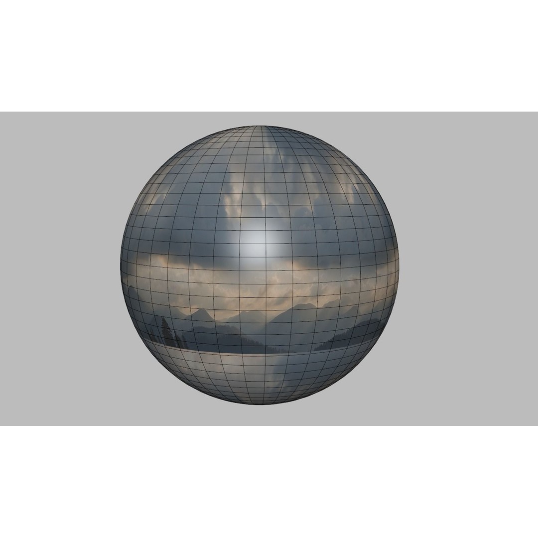 Trees 3D Model – Low Poly Background Asset with PBR Textures - View 9