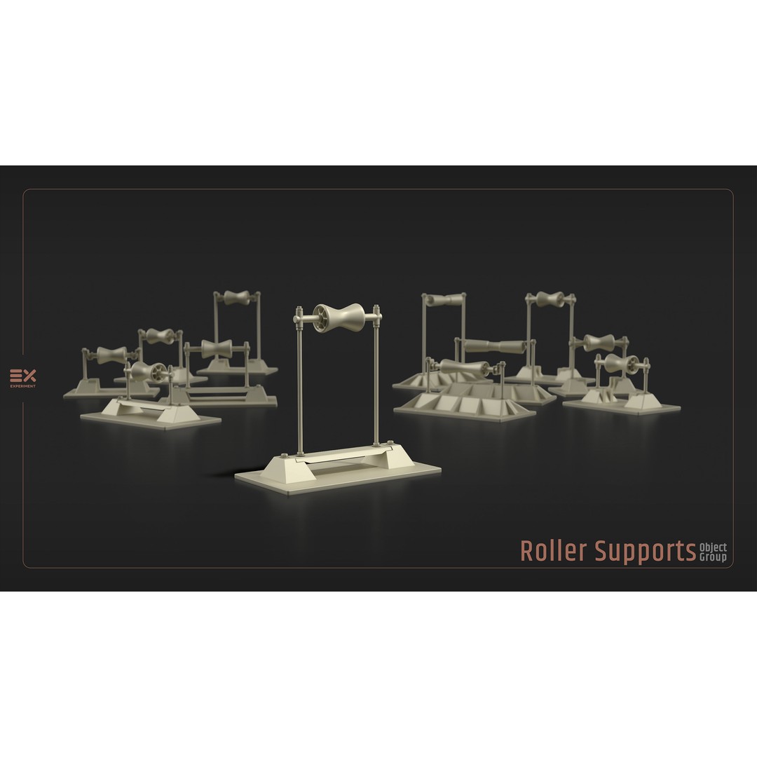 Rooftop Props 3D Model – Low Poly Exterior Assets, FBX, OBJ - View 15