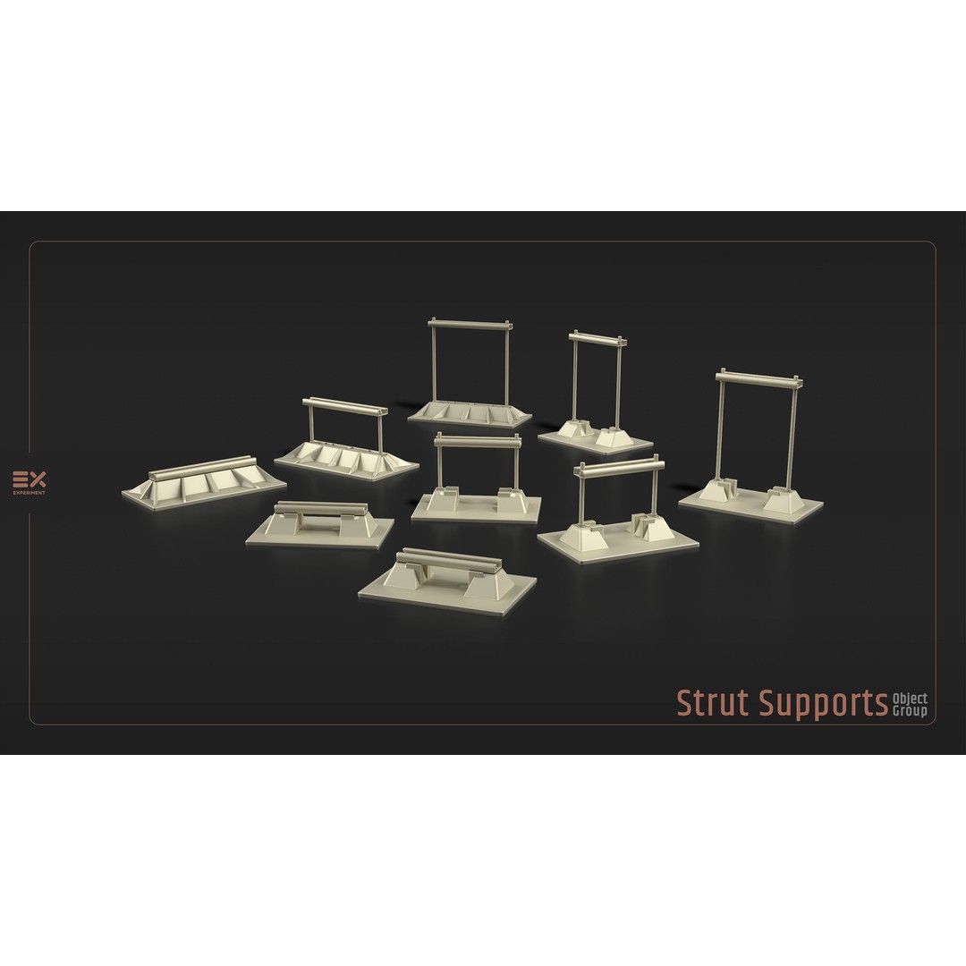 Rooftop Props 3D Model – Low Poly Exterior Assets, FBX, OBJ - View 16