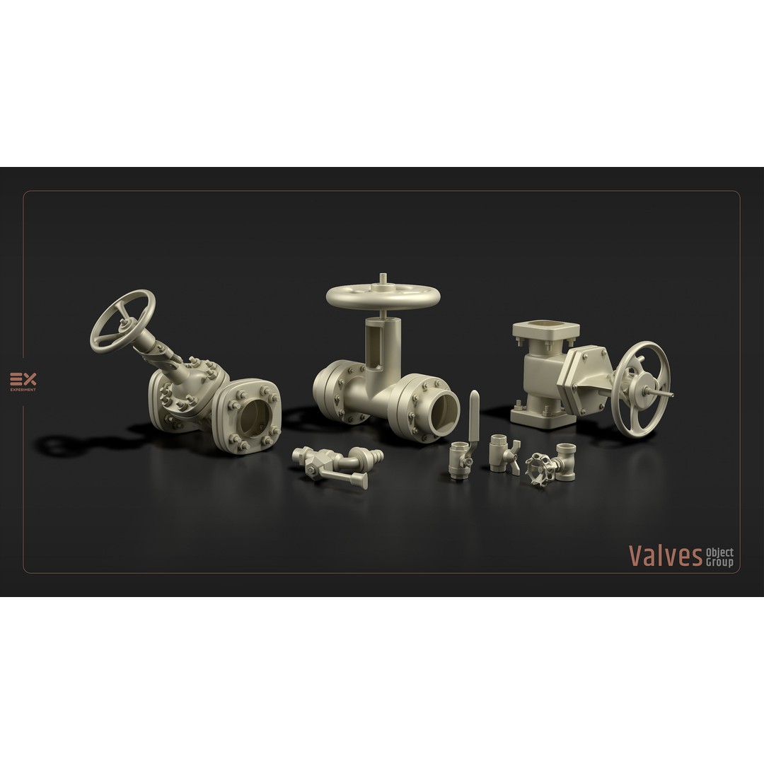 Rooftop Props 3D Model – Low Poly Exterior Assets, FBX, OBJ - View 18