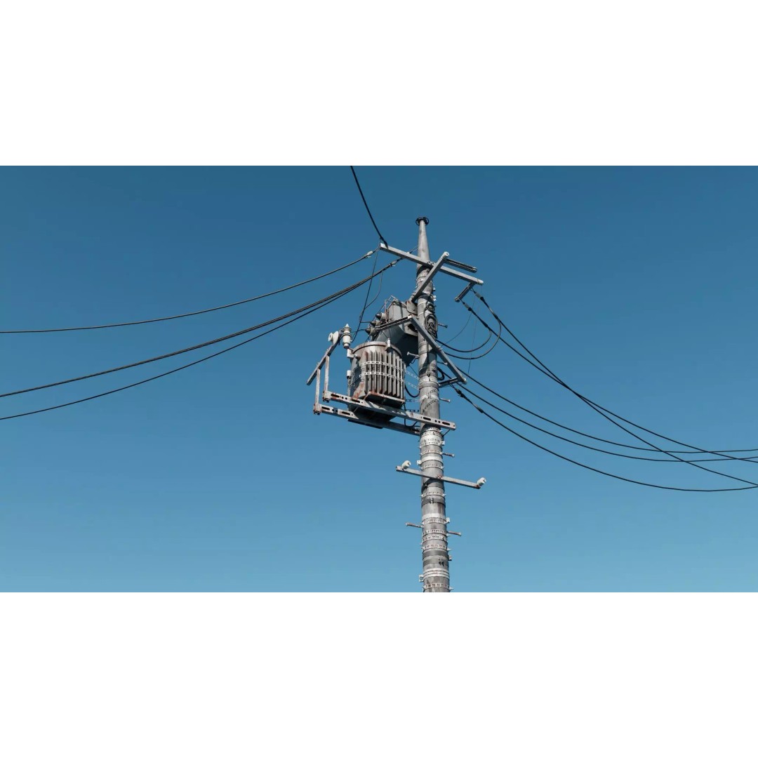 Japan Electric Pole 3D Model – Photorealistic Utility Asset, FBX - View 2