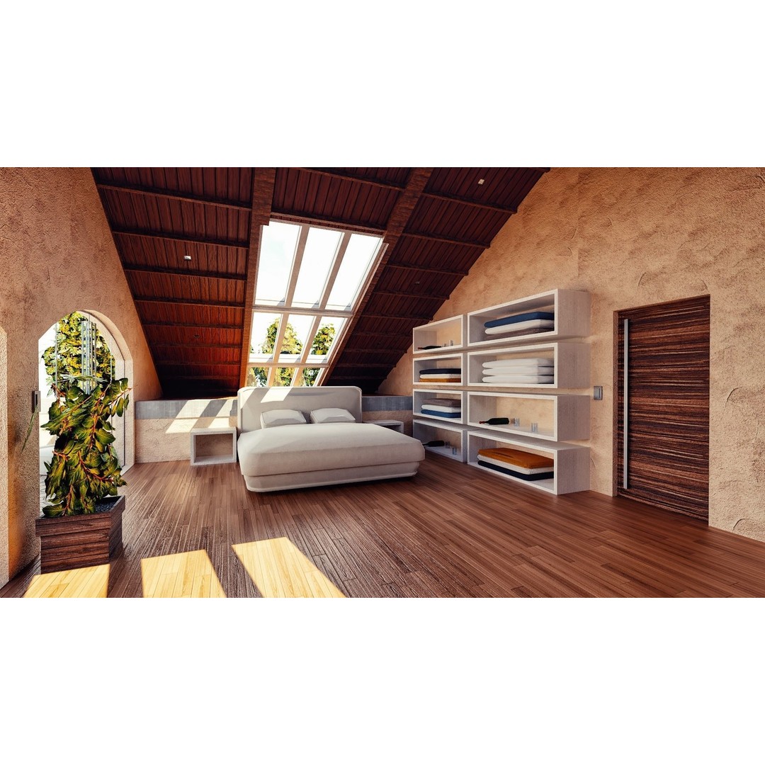 Modern Luxury Villa 3D Model – Spanish Style, Low Poly, Game Ready - View 21