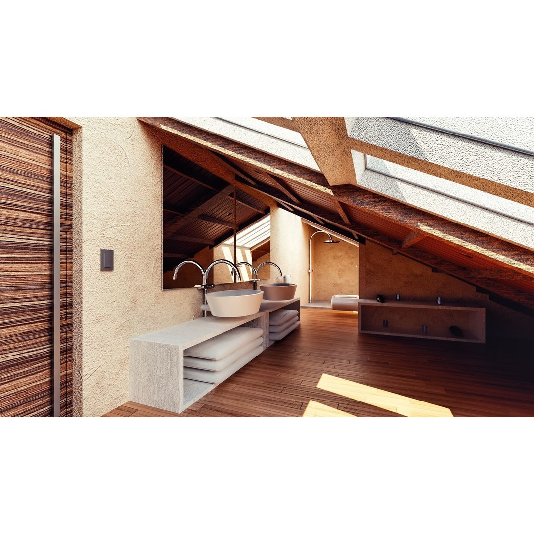 Modern Luxury Villa 3D Model – Spanish Style, Low Poly, Game Ready - View 24