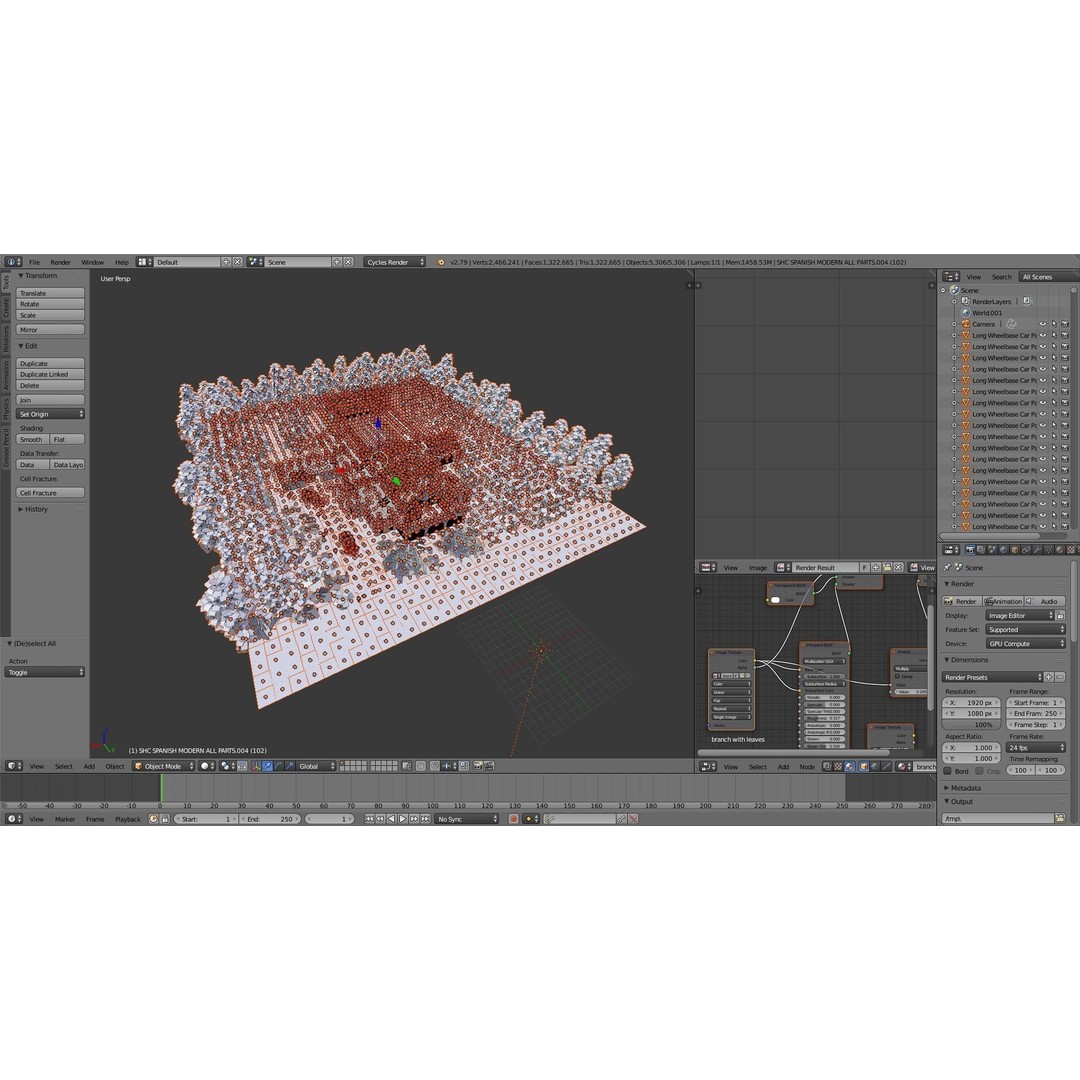 Modern Luxury Villa 3D Model – Spanish Style, Low Poly, Game Ready - View 30