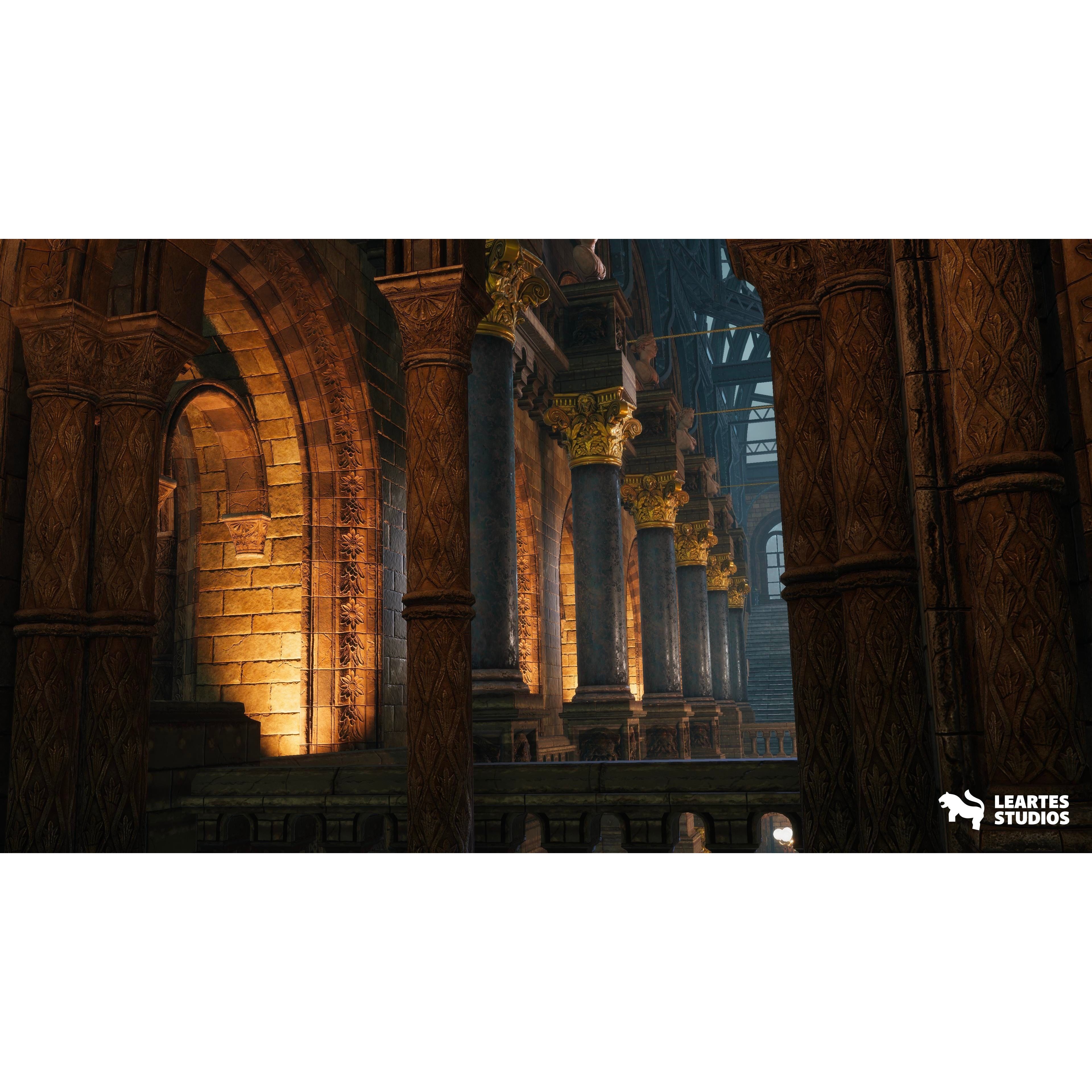 Historical Museum - Low-Poly Game-Ready 3D Model - View 24