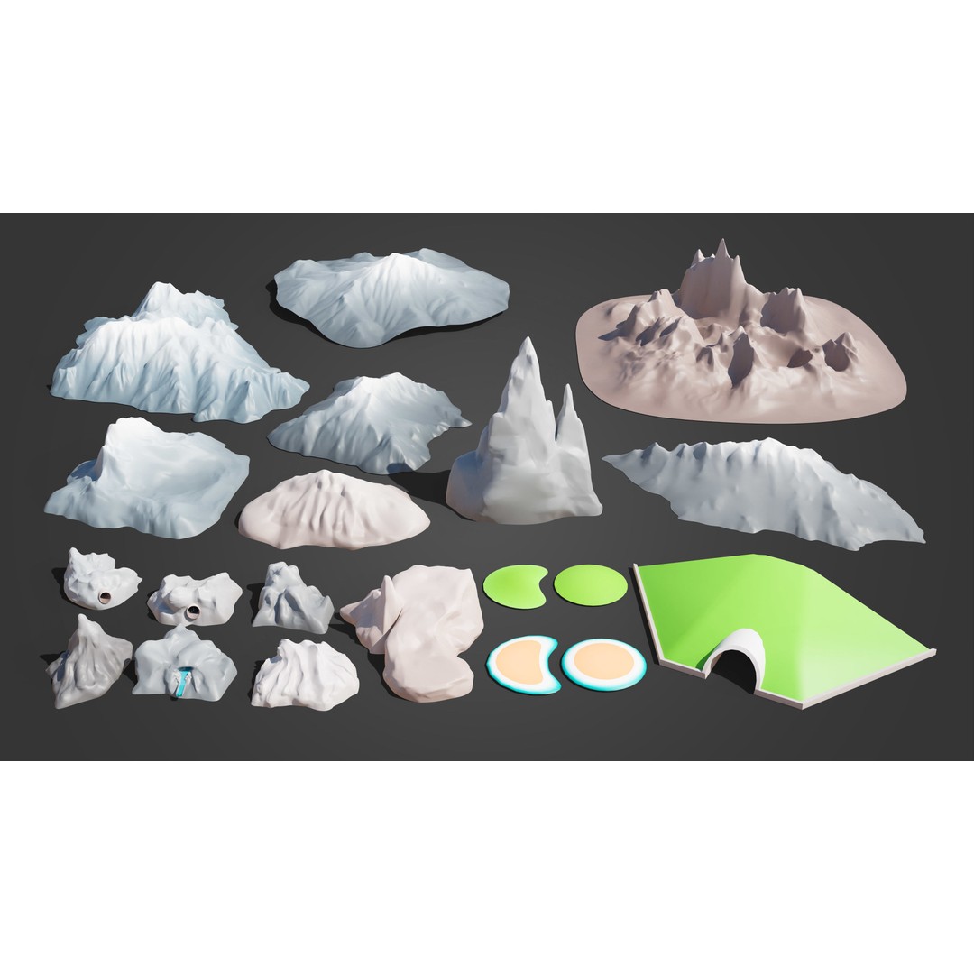 Megacity 3D Model – Low Poly Cityscape with Traffic System, FBX, Blender - View 60