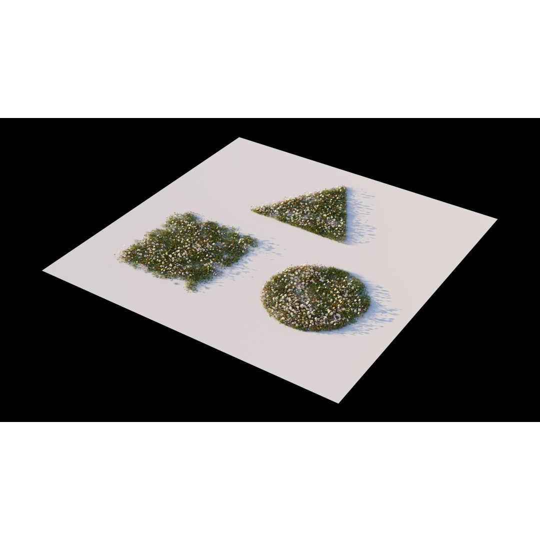 Grass 3D Model – Chaos Scatter Setup for Cinema 4D, PBR Textures - View 10
