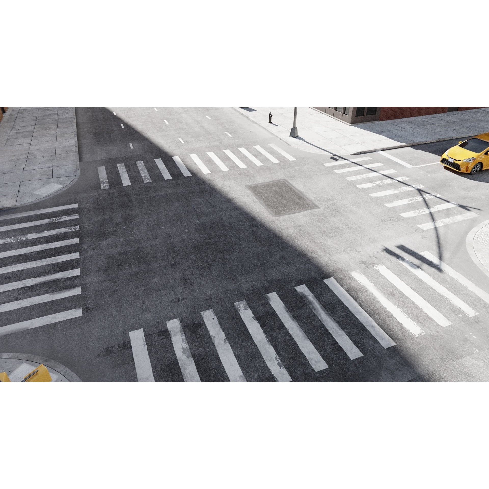 New York Block 3 - Low-Poly Game-Ready 3D Model - View 13