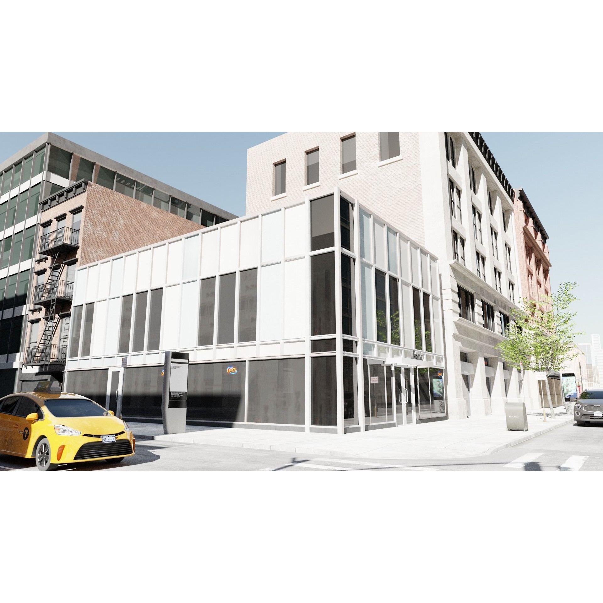 New York Block 3 - Low-Poly Game-Ready 3D Model - View 9