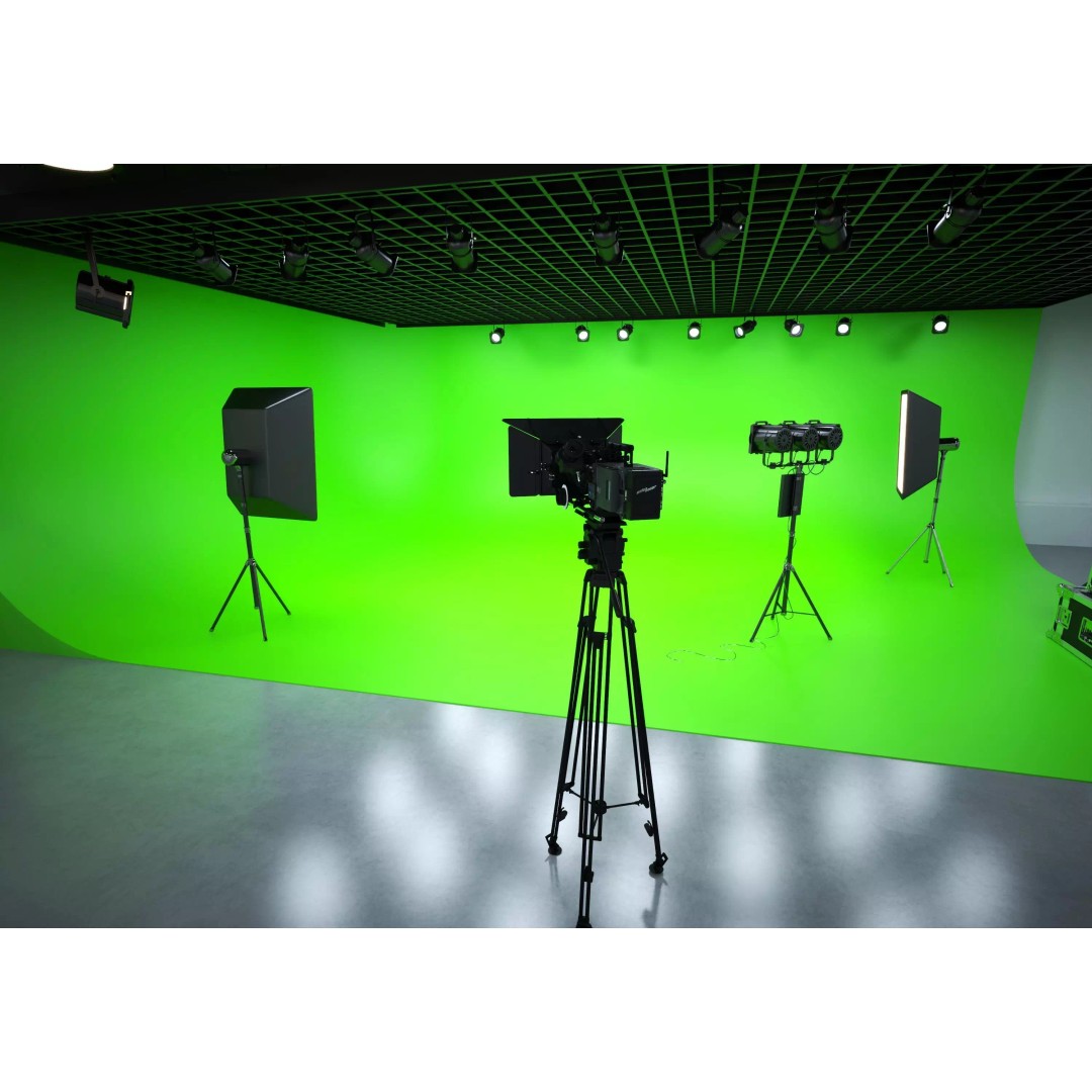 Lighting Studio Scene 3D Model – Low Poly Architectural Asset, FBX, OBJ - View 5