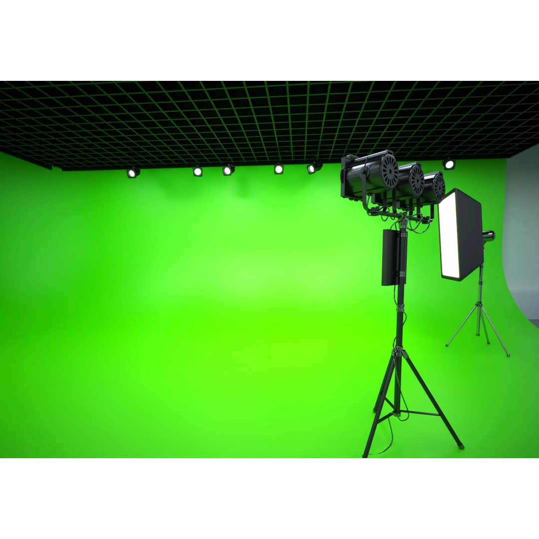 Lighting Studio Scene 3D Model – Low Poly Architectural Asset, FBX, OBJ - View 9