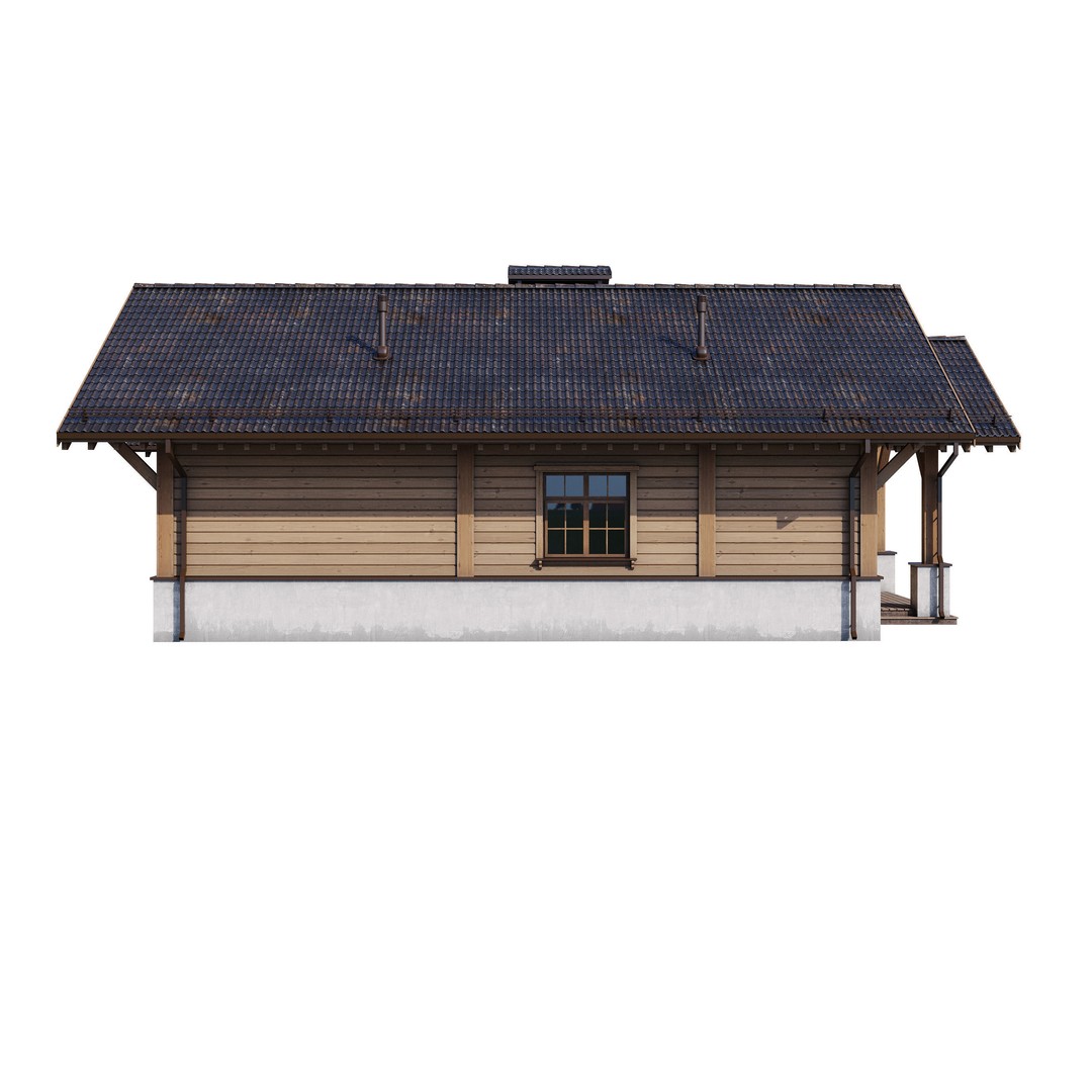 Modern House 3D Model – High Poly Mansion with PBR Textures, FBX - View 15