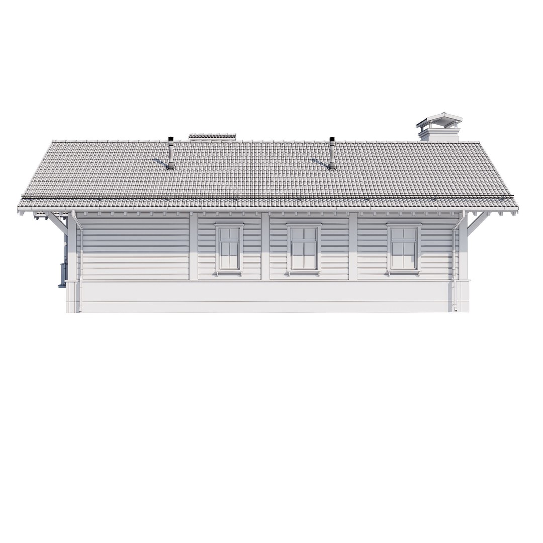 Modern House 3D Model – High Poly Mansion with PBR Textures, FBX - View 22