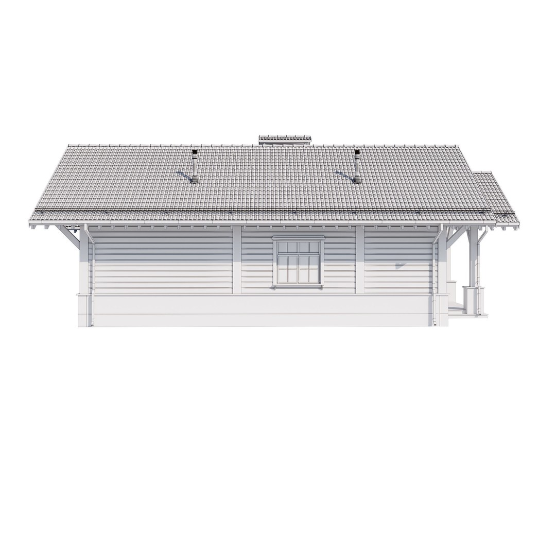 Modern House 3D Model – High Poly Mansion with PBR Textures, FBX - View 24