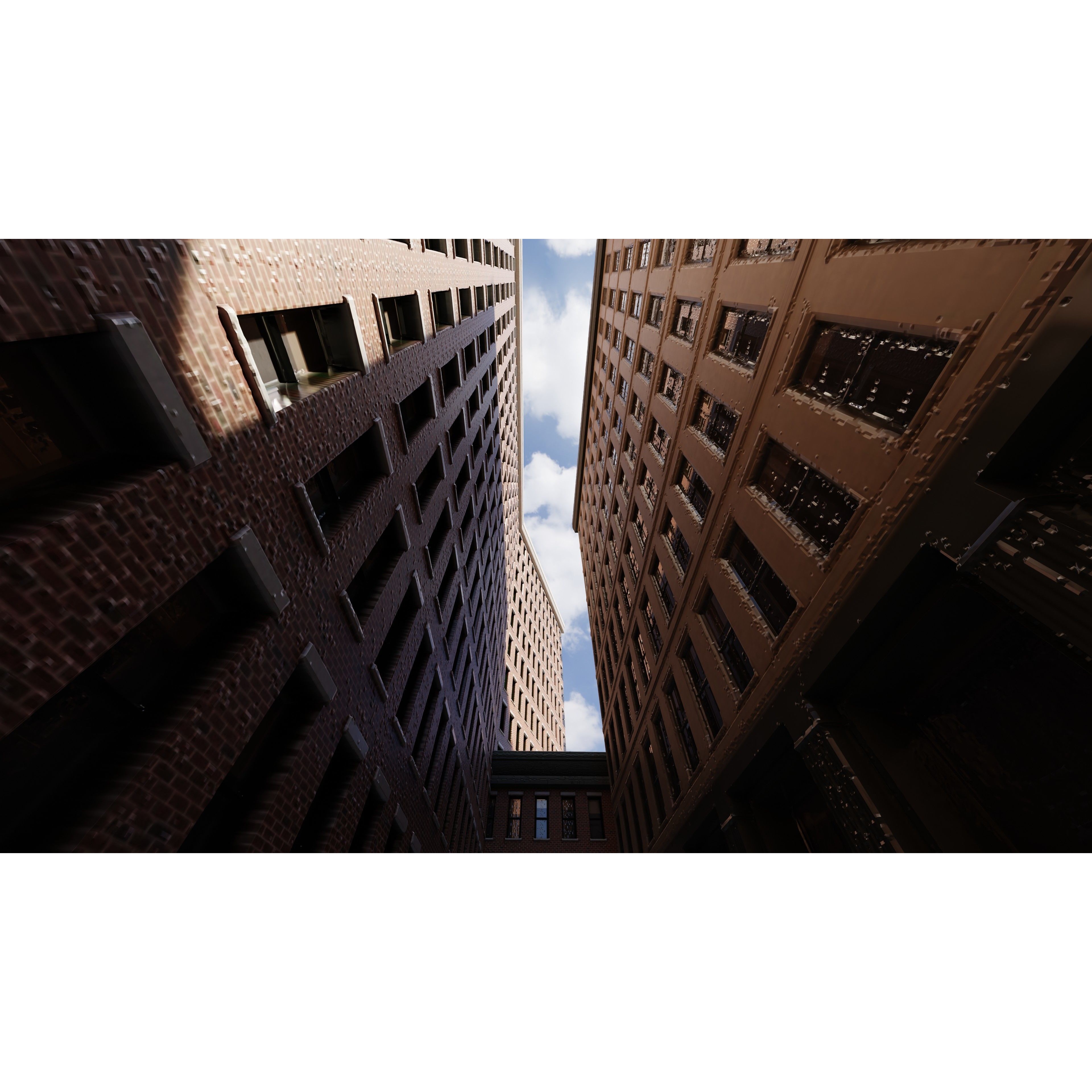 Modern Modular City - Low-Poly Game-Ready 3D Model - View 27