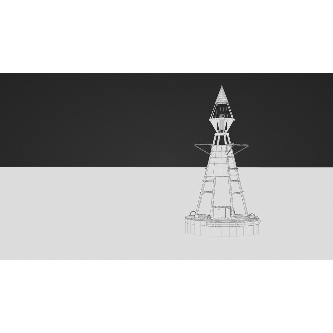 Old Lighthouse 3D Model – High Poly PBR Scene, Blender, FBX, OBJ - View 16