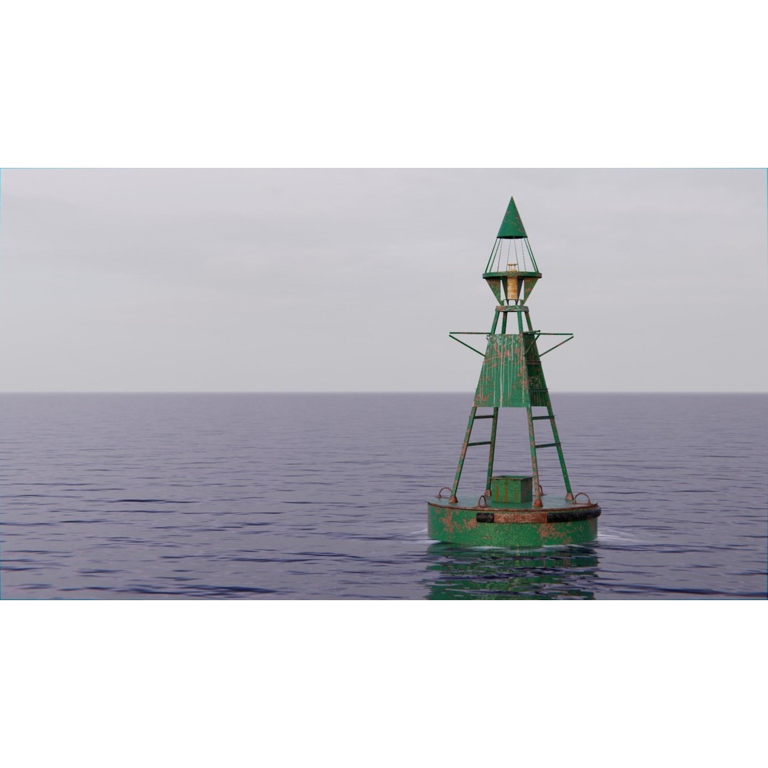 Old Lighthouse 3D Model – High Poly PBR Scene, Blender, FBX, OBJ - View 5