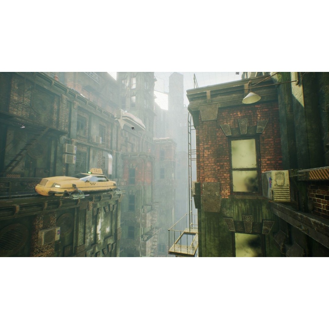 Cyberpunk High City 3D Model – Low-Poly Sci-Fi Game Asset, FBX - View 10