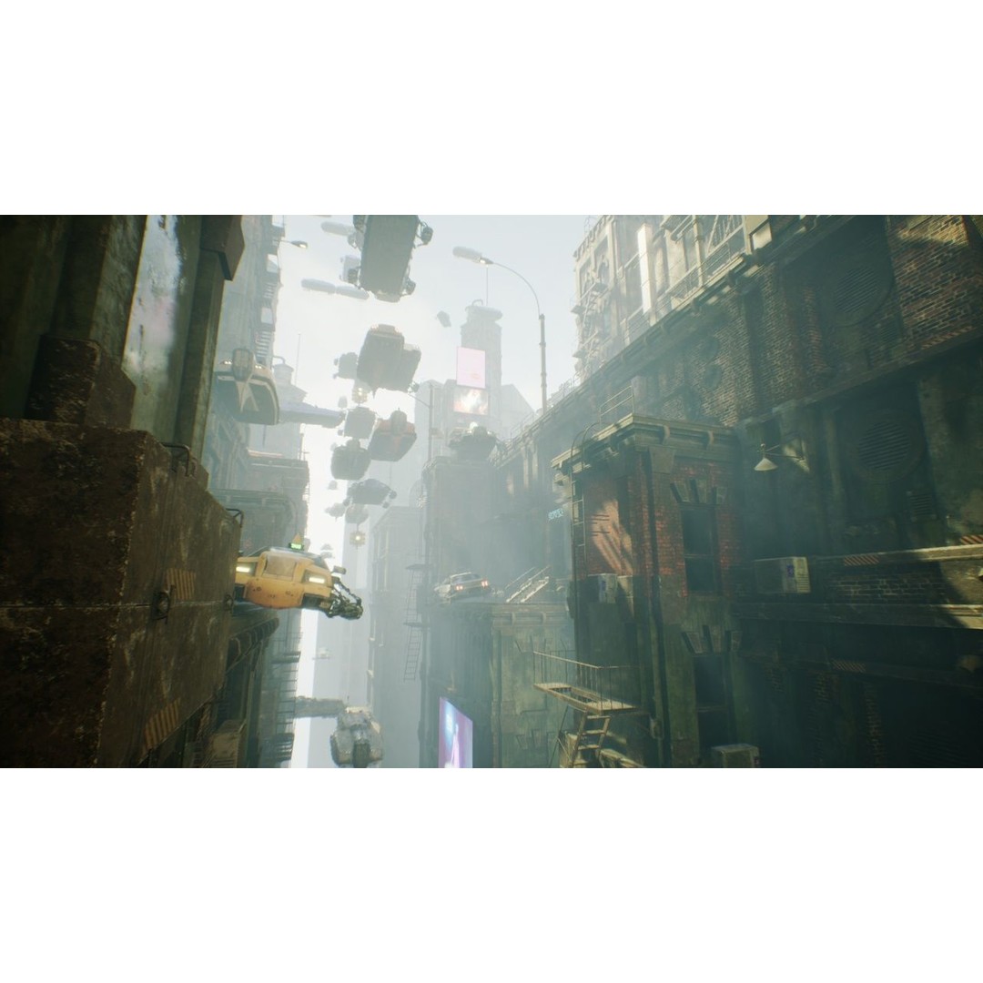 Cyberpunk High City 3D Model – Low-Poly Sci-Fi Game Asset, FBX - View 4