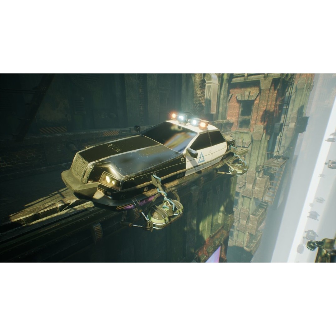 Cyberpunk High City 3D Model – Low-Poly Sci-Fi Game Asset, FBX - View 5
