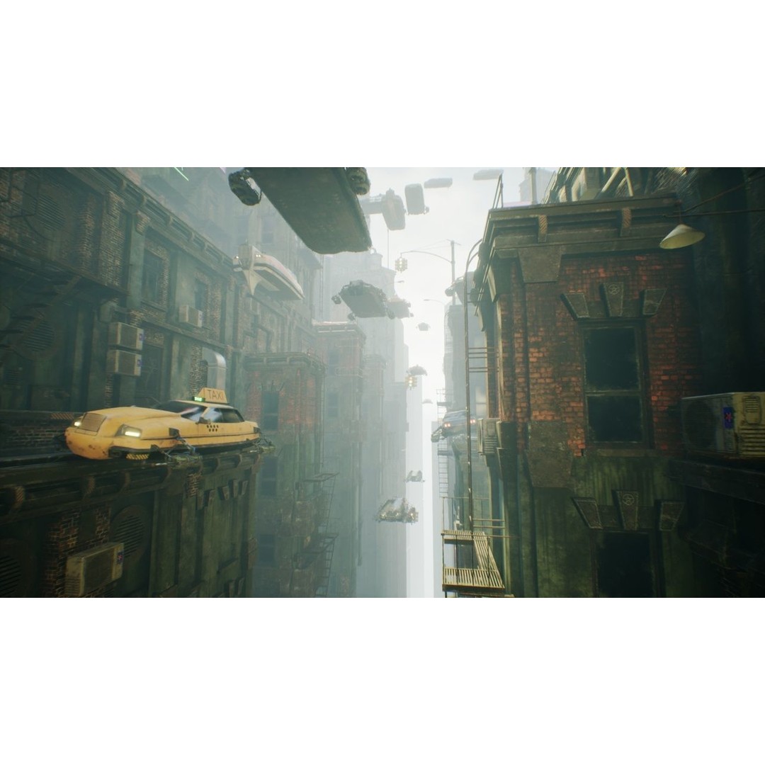 Cyberpunk High City 3D Model – Low-Poly Sci-Fi Game Asset, FBX - View 8